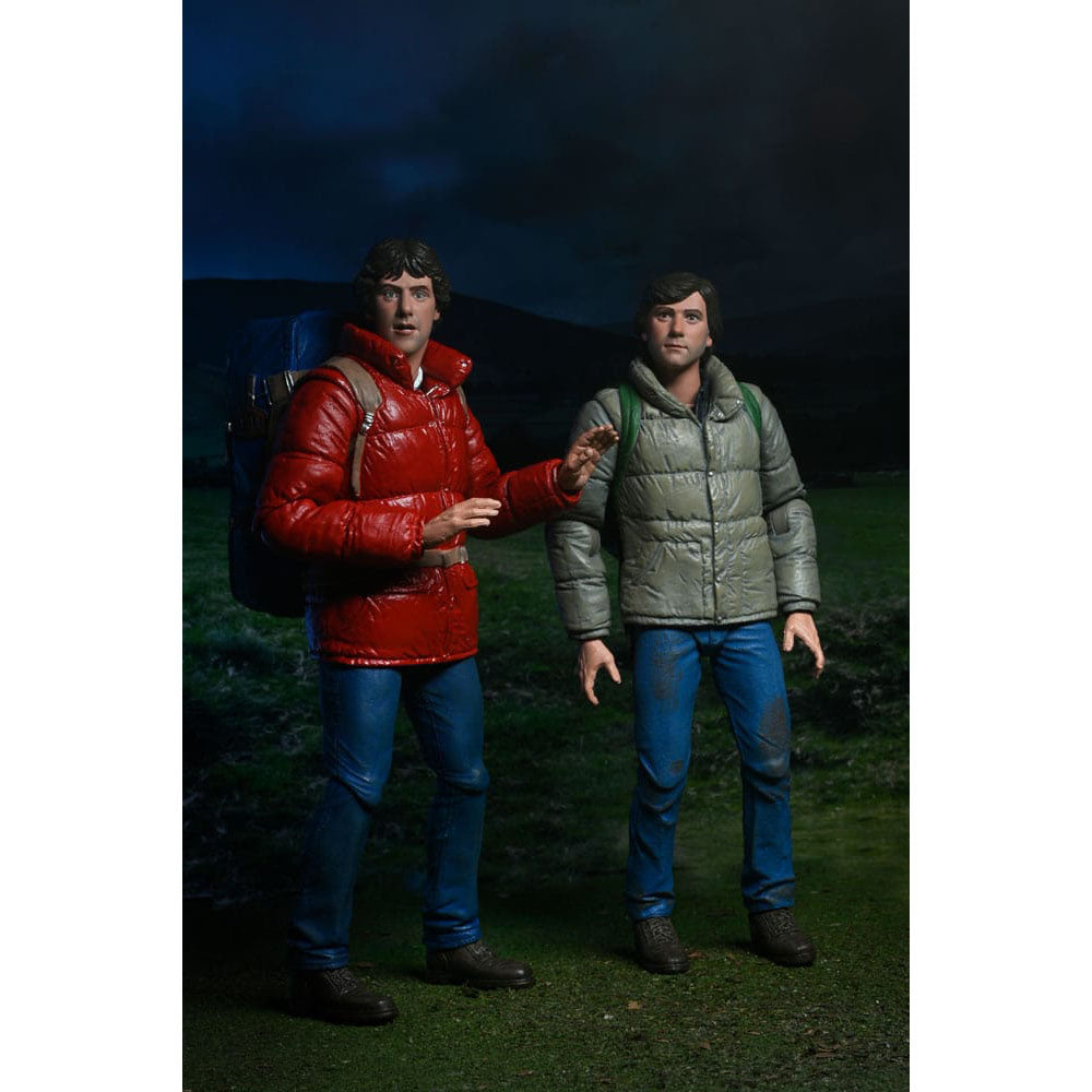 NECA An American Werewolf In London Ultimate Jack and David 18 cm Action Figure 2-Pack – An American Werewolf In London, NECA, 18 cm, 2024, brand new collector item, Uncanny Collectibles Dublin Ireland