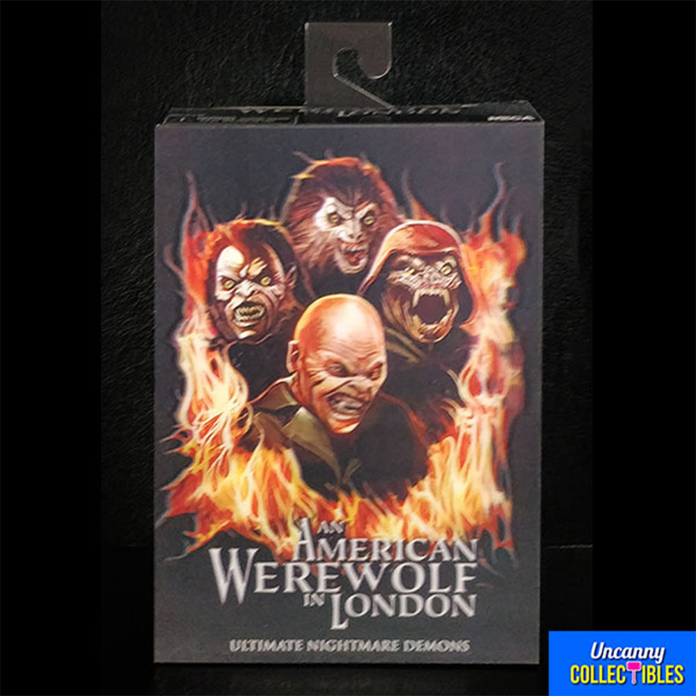 NECA American Werewolf In London Ultimate Nightmare Demon 18 cm Action Figure – An American Werewolf In London, NECA, 18 cm, 2024, brand new collector item, Uncanny Collectibles Dublin Ireland