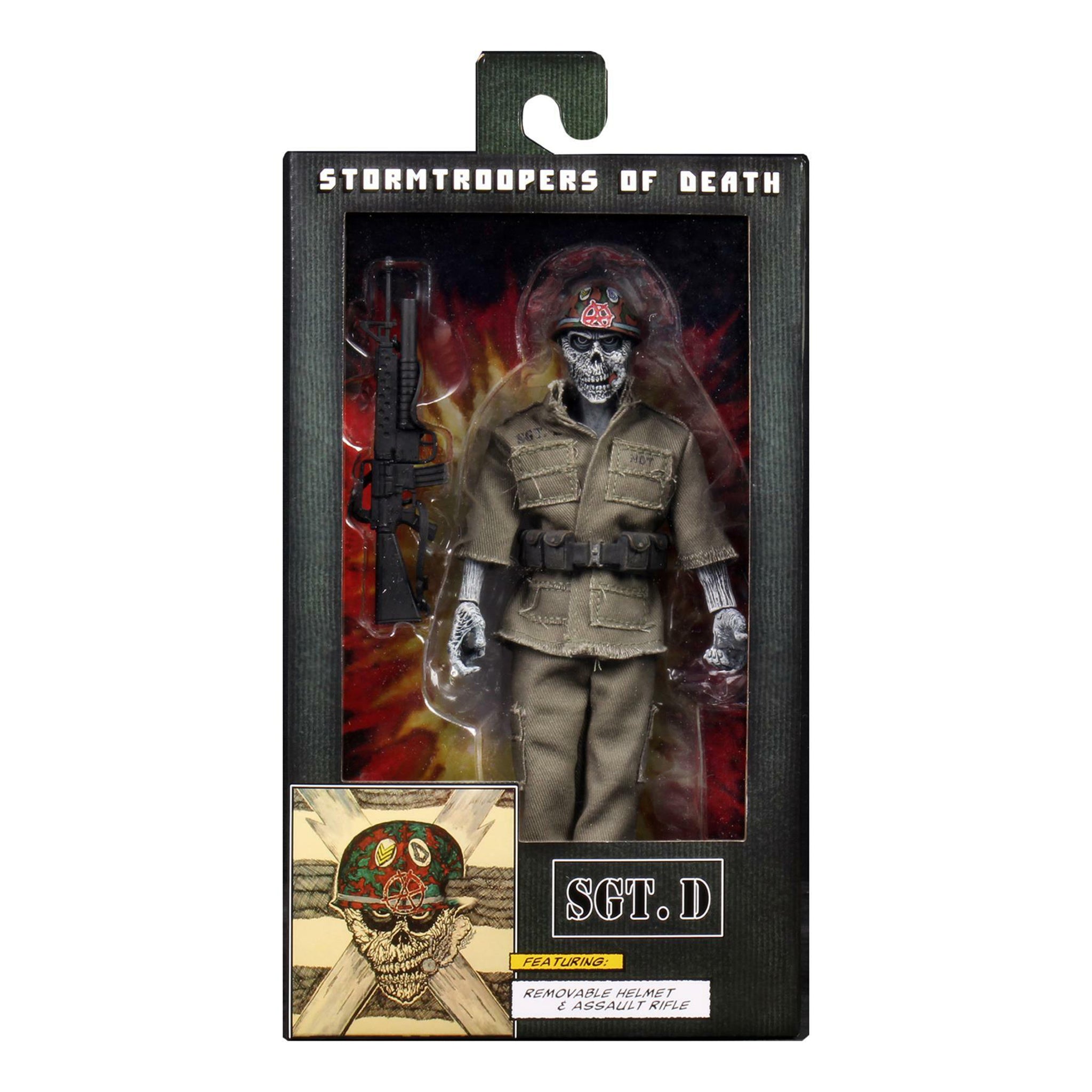 NECA Anthrax S.O.D. Sgt D Stormtroopers Of Death Retro Cloth Action Figure – photo 7 of 7