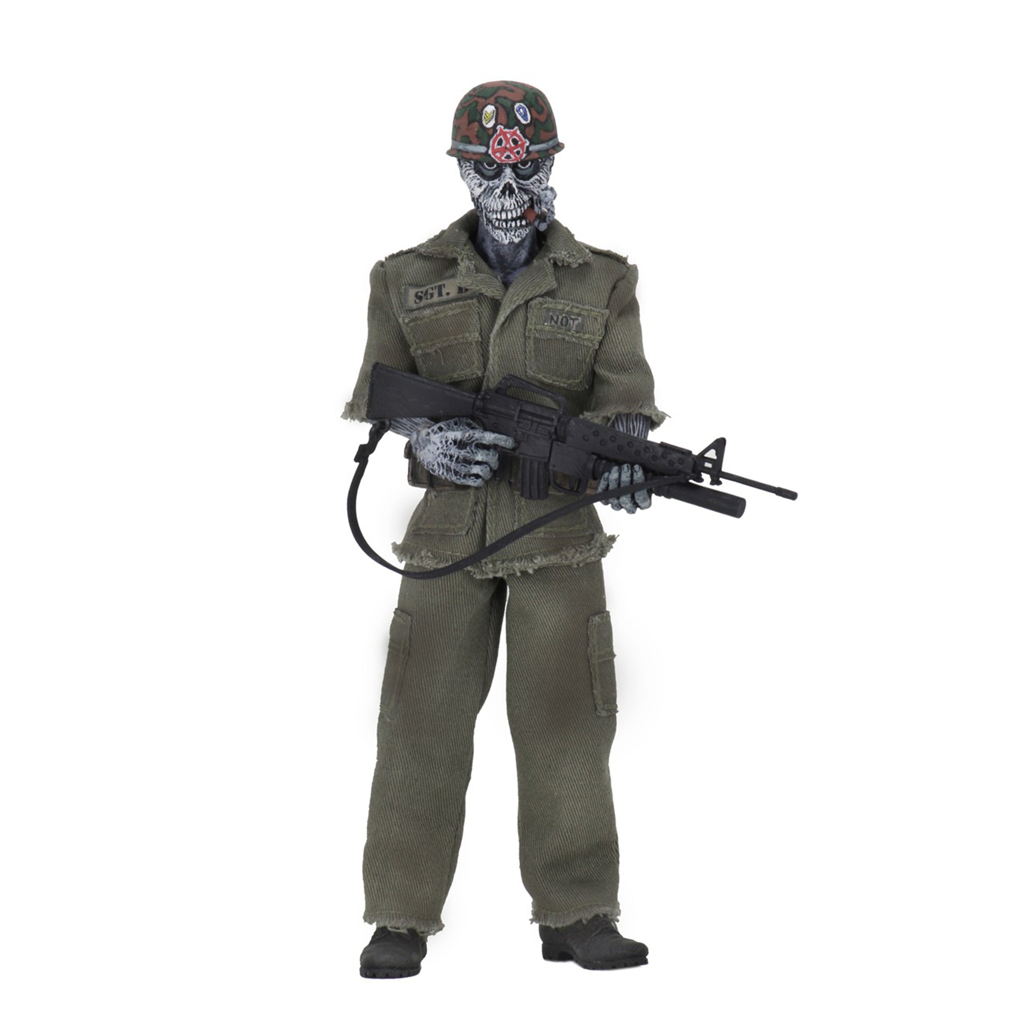NECA Anthrax S.O.D. Sgt D Stormtroopers Of Death Retro Cloth Action Figure, Music, 20cm, 2020, new