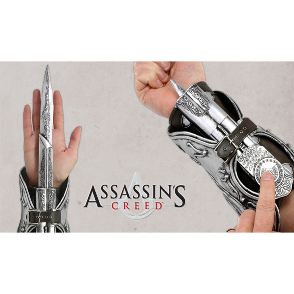 NECA Assassins Creed 2 The Hidden Blade Of Ezio Auditore Role Play Gauntlet Replica