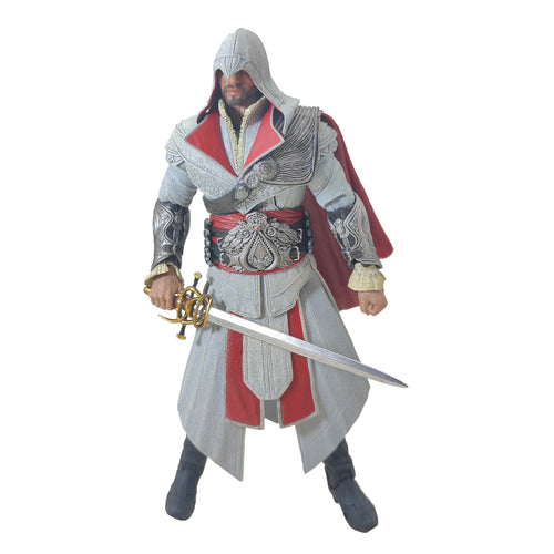 NECA Assassins Creed Brotherhood Ezio Auditore Action Figure – Video Game Characters, NECA, 18 cm, pre-owned collector piece, Uncanny Collectibles Dublin Ireland