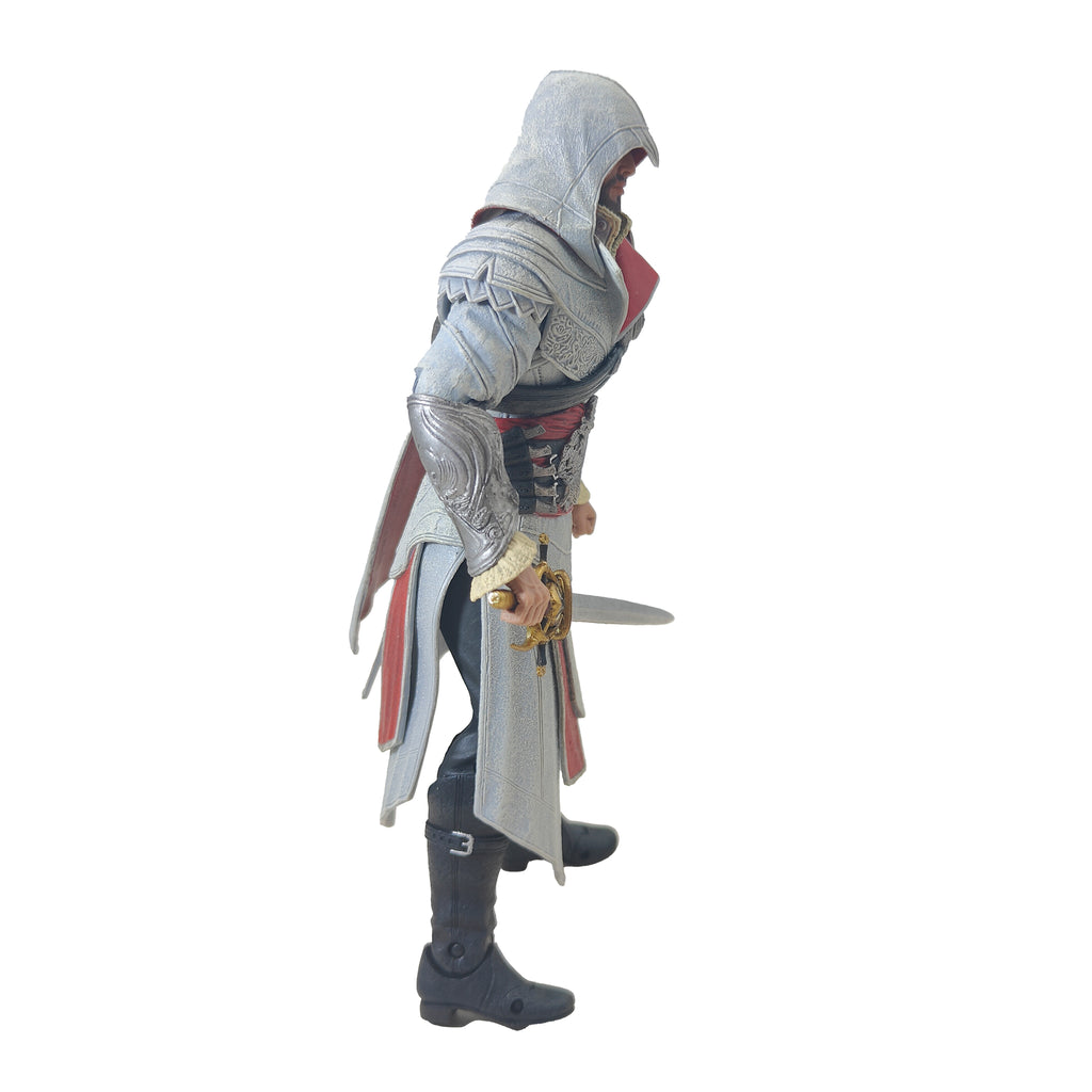 NECA Assassins Creed Brotherhood Ezio Auditore Action Figure – Video Game Characters, NECA, 18 cm, pre-owned collector piece, Uncanny Collectibles Dublin Ireland