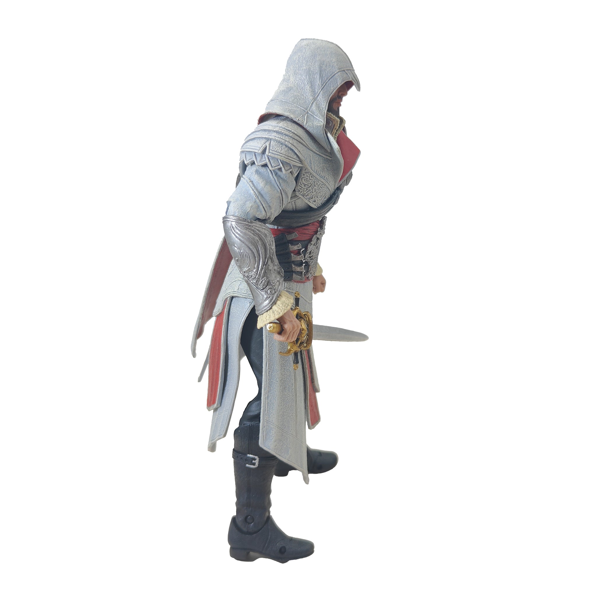 NECA Assassins Creed Brotherhood Ezio Auditore Action Figure – Video Game Characters, NECA, 18 cm, pre-owned collector piece, Uncanny Collectibles Dublin Ireland