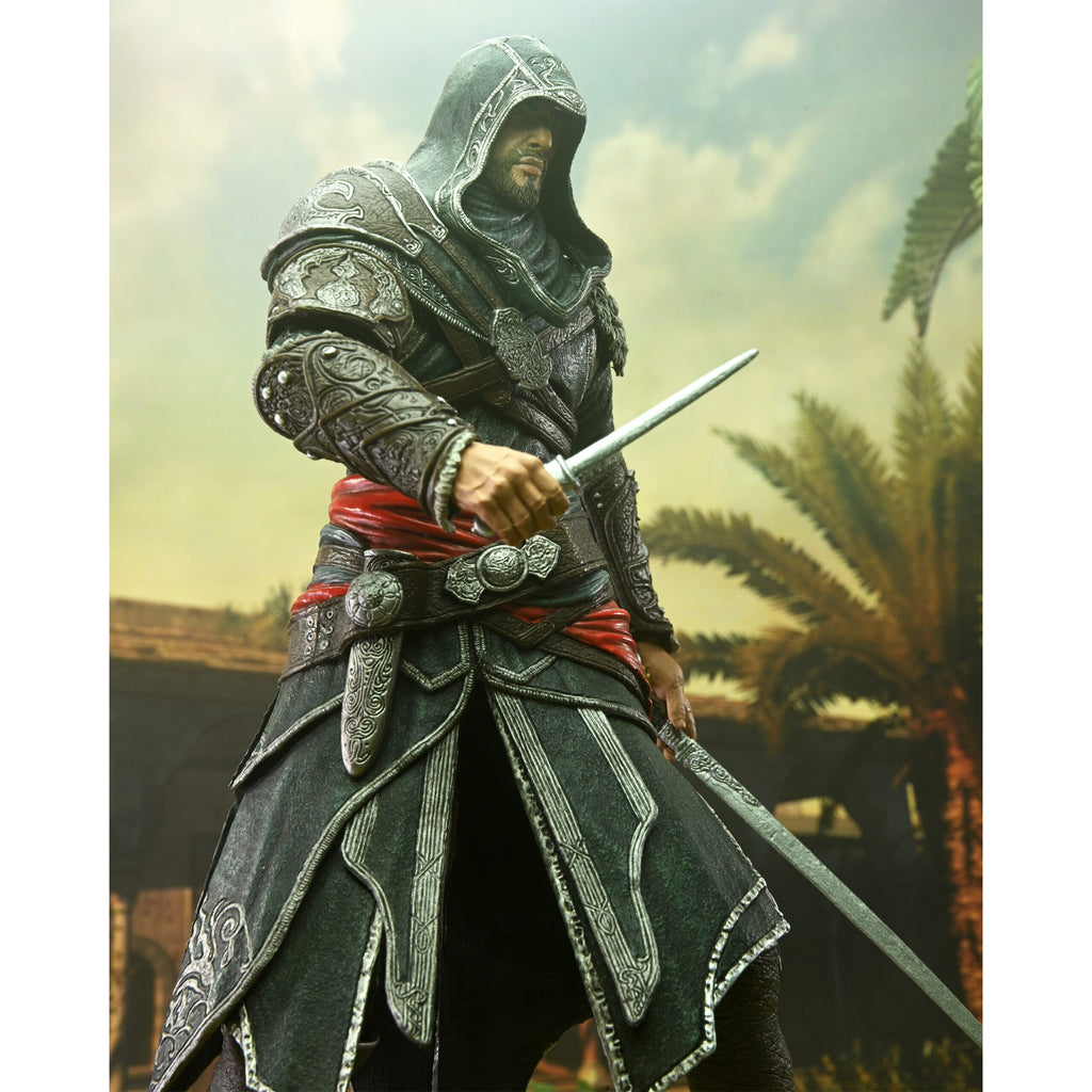 NECA Assassins Creed Revelations Ezio Auditore Action Figure 18cm – Video Game Characters, NECA, 18 cm, brand new collector item, Uncanny Collectibles Dublin Ireland