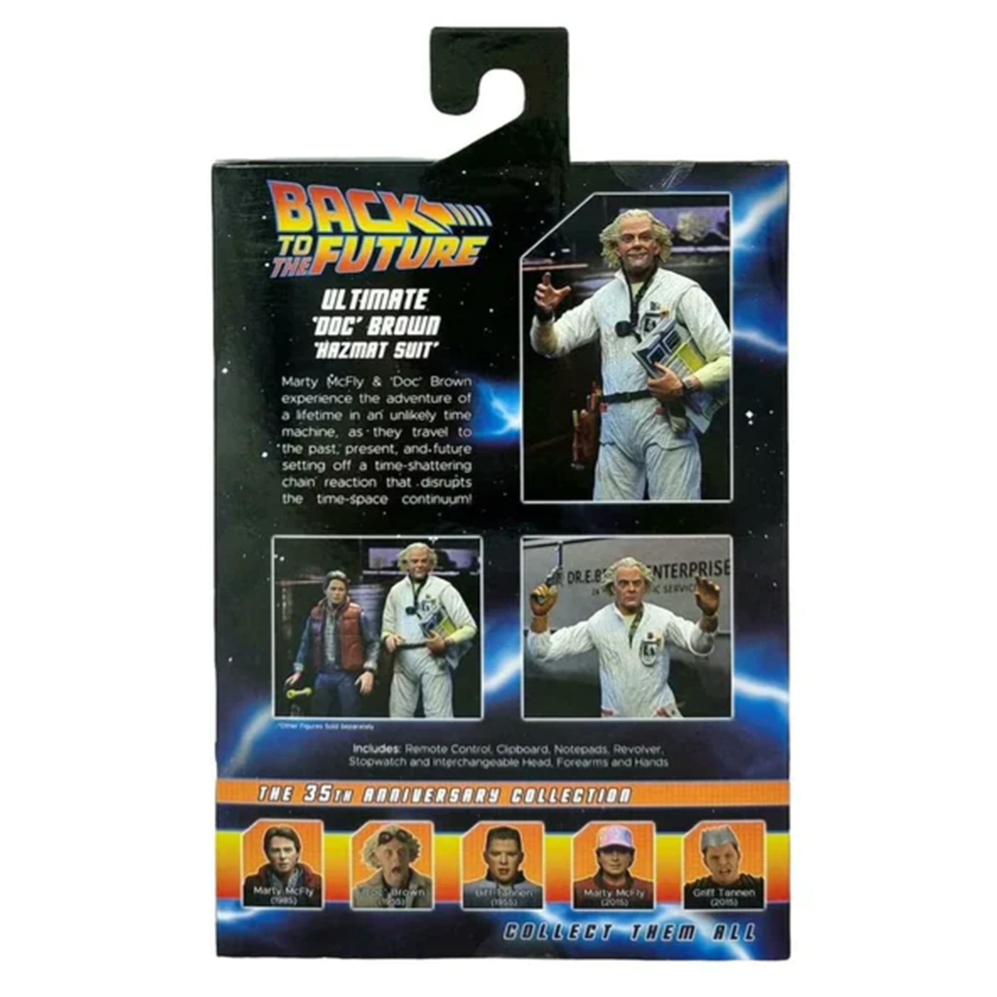 NECA Back To The Future Ultimate Doc Brown Action Figure 18cm – Movie Icons & Heroes, NECA, 18 cm, brand new collector item, Uncanny Collectibles Dublin Ireland
