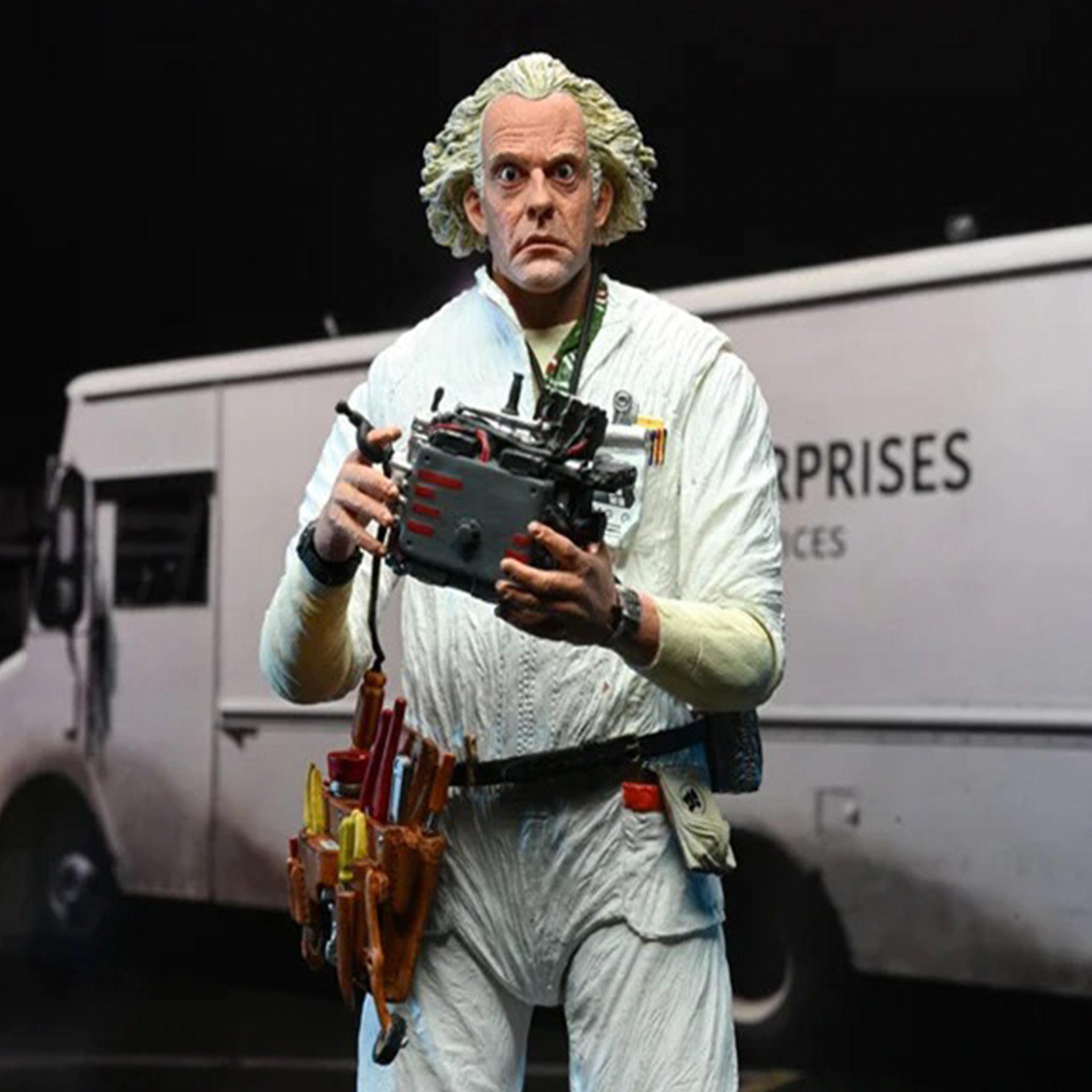 NECA Back To The Future Ultimate Doc Brown Action Figure 18cm – Movie Icons & Heroes, NECA, 18 cm, brand new collector item, Uncanny Collectibles Dublin Ireland