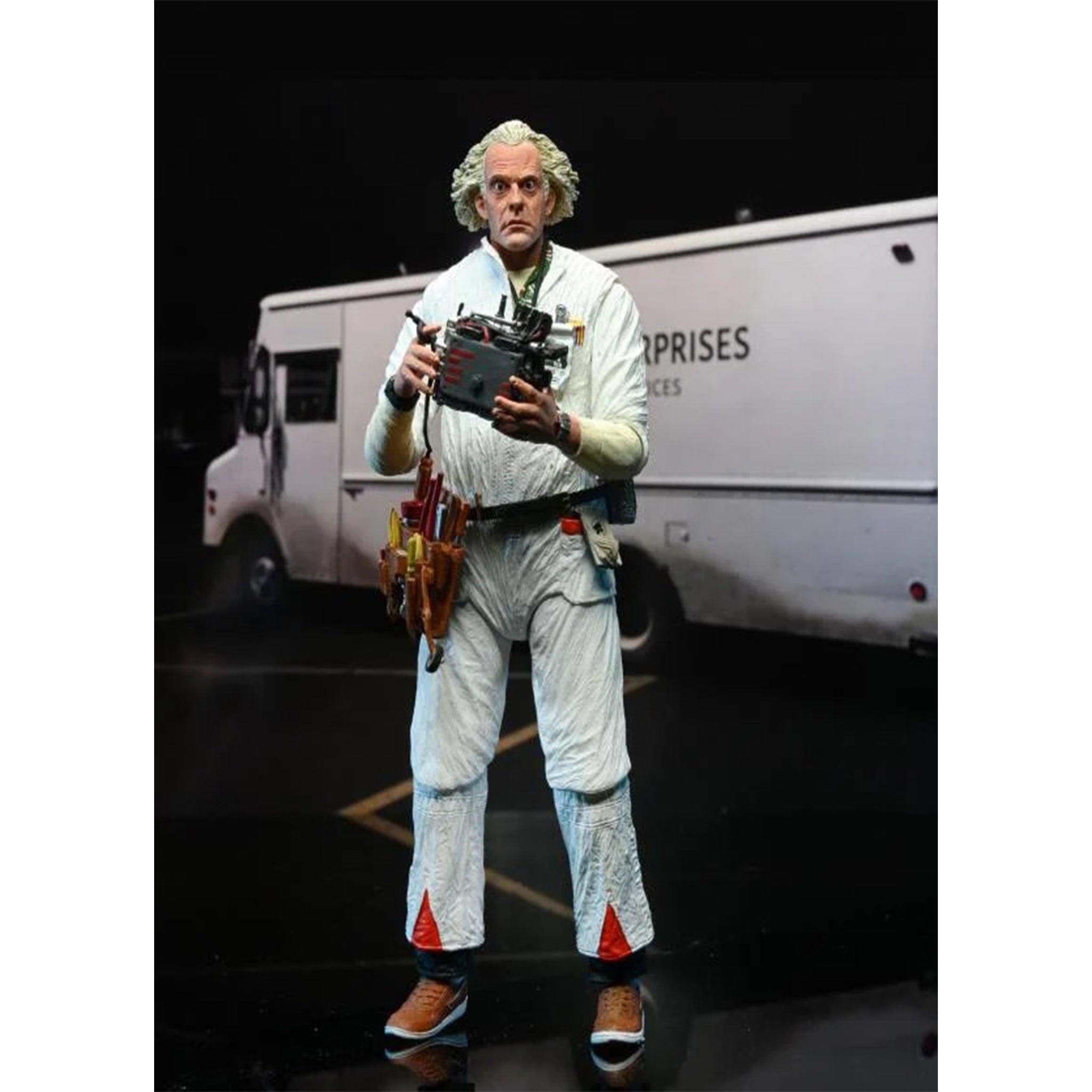 NECA Back To The Future Ultimate Doc Brown Action Figure 18cm – Movie Icons & Heroes, NECA, 18 cm, brand new collector item, Uncanny Collectibles Dublin Ireland