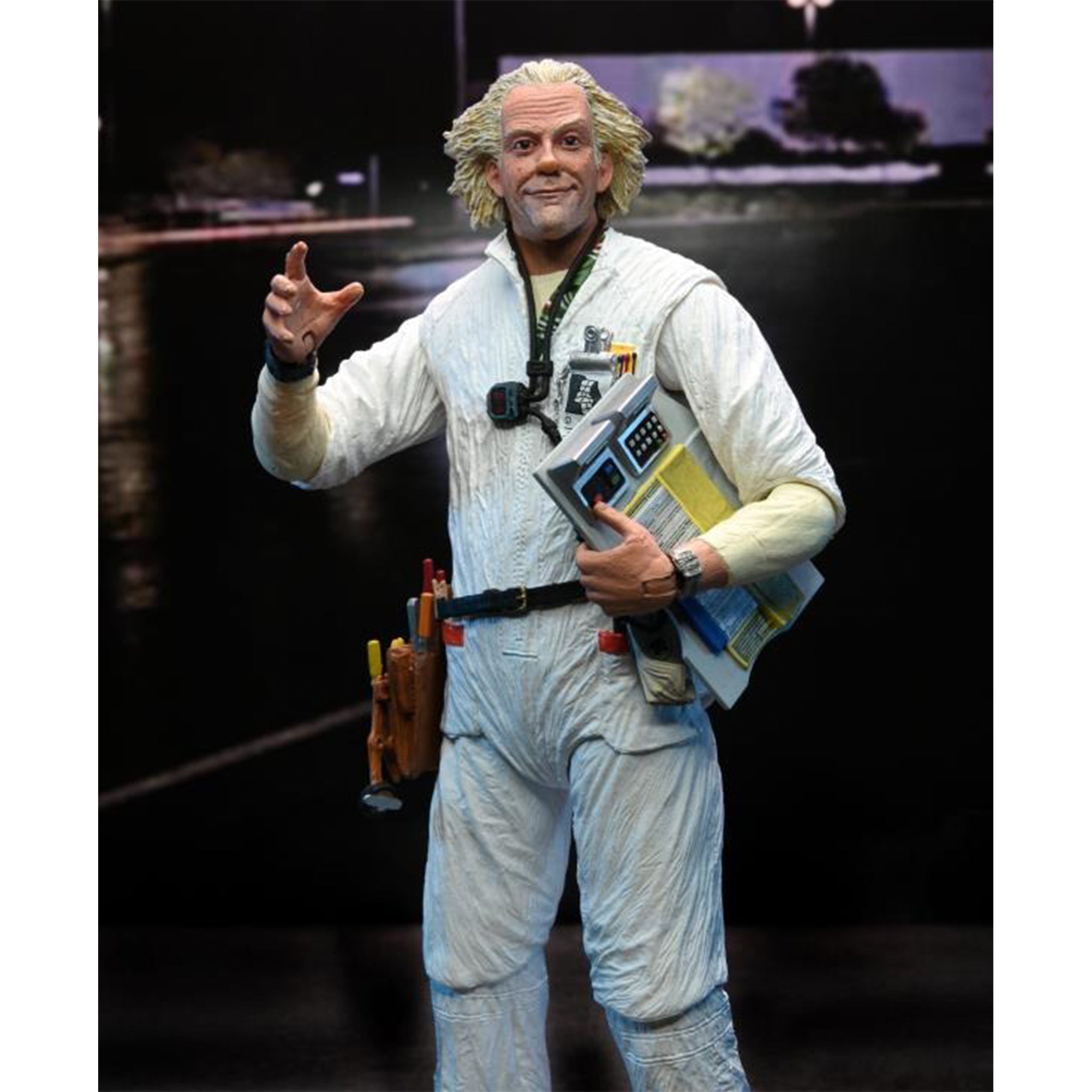 NECA Back To The Future Ultimate Doc Brown Action Figure 18cm – Movie Icons & Heroes, NECA, 18 cm, brand new collector item, Uncanny Collectibles Dublin Ireland