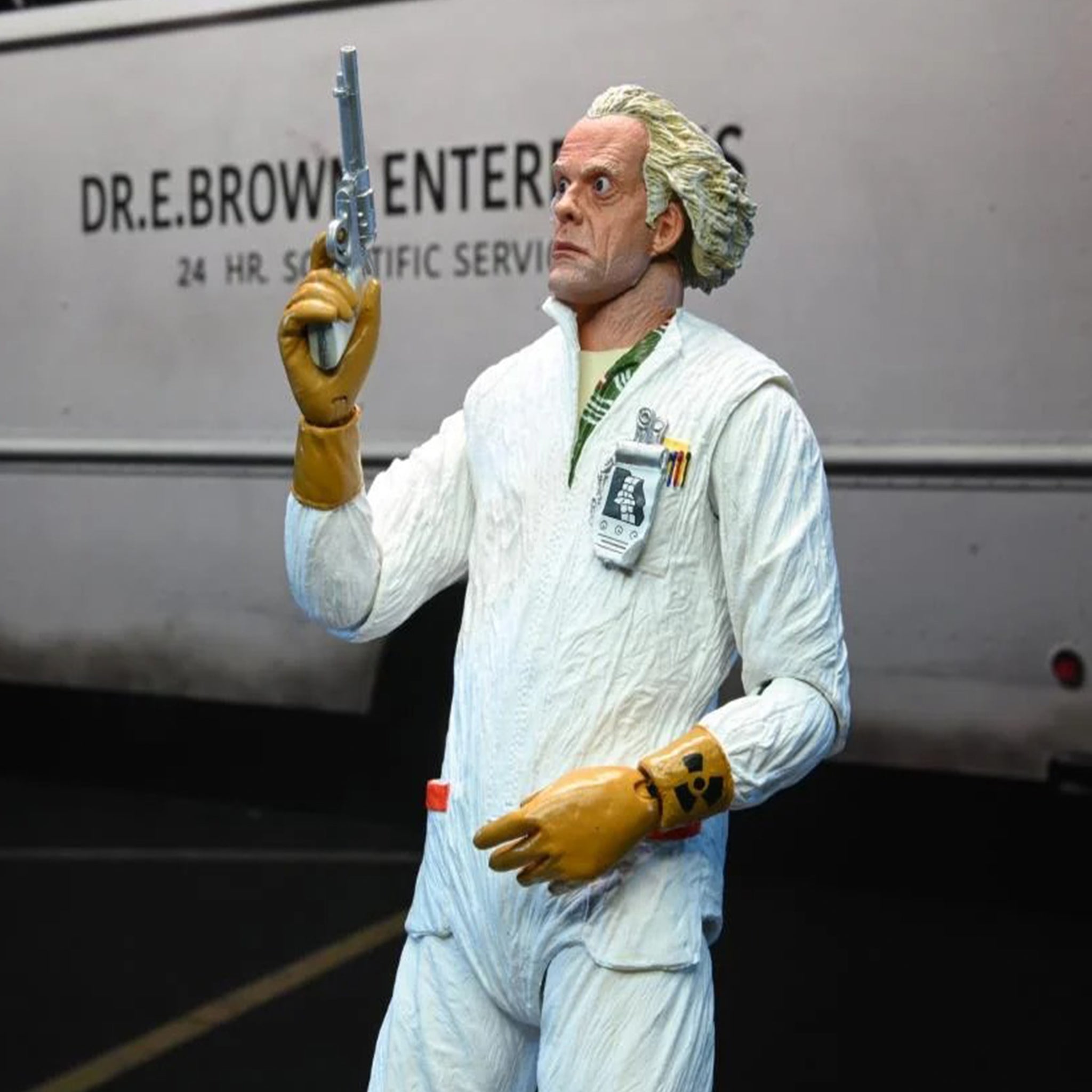 NECA Back To The Future Ultimate Doc Brown Action Figure 18cm – Movie Icons & Heroes, NECA, 18 cm, brand new collector item, Uncanny Collectibles Dublin Ireland