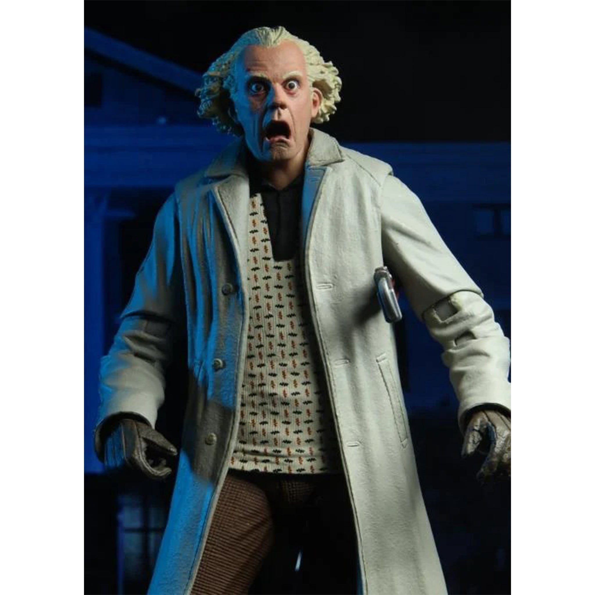 NECA Back To The Future Ultimate Doc Brown Action Figure 18cm – Movie Icons & Heroes, NECA, 18 cm, brand new collector item, Uncanny Collectibles Dublin Ireland