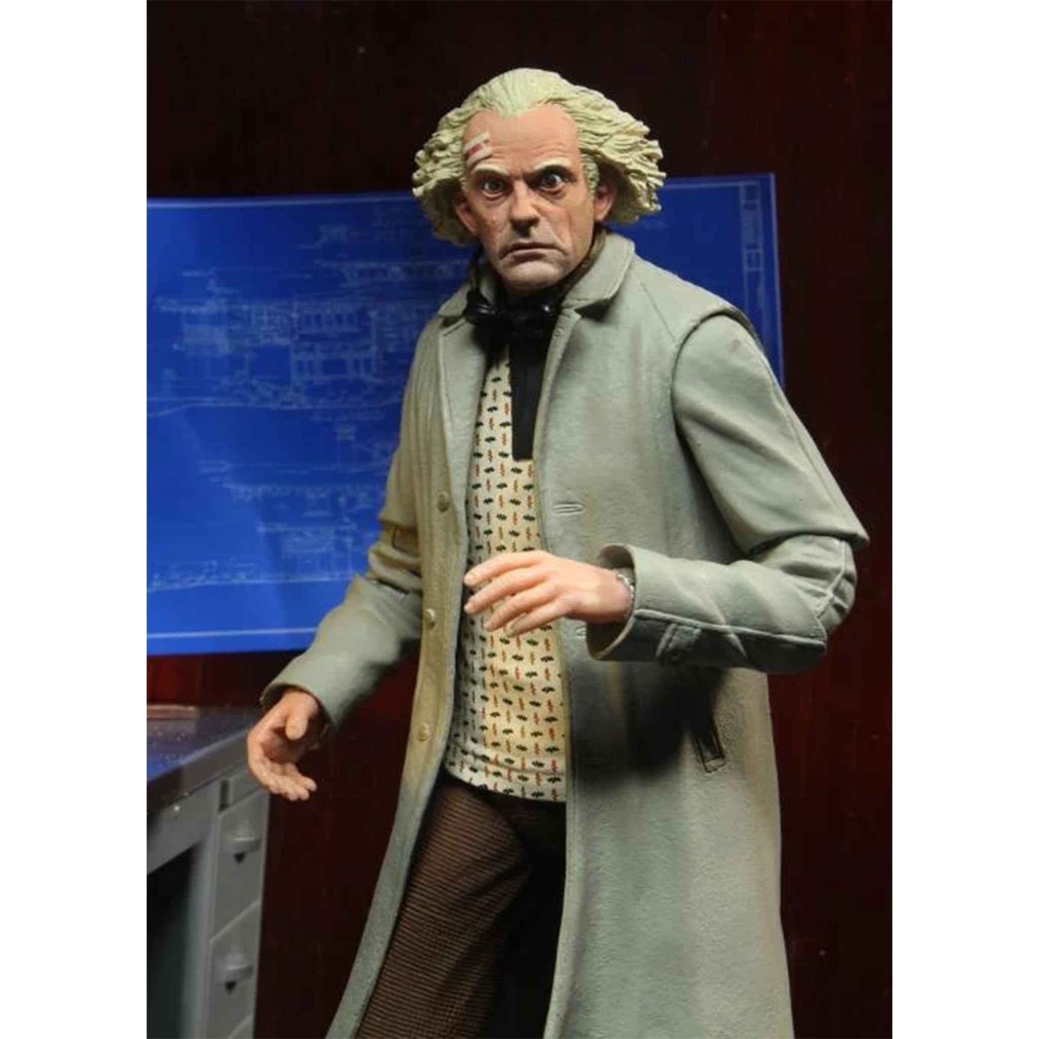 NECA Back To The Future Ultimate Doc Brown Action Figure 18cm – Movie Icons & Heroes, NECA, 18 cm, brand new collector item, Uncanny Collectibles Dublin Ireland