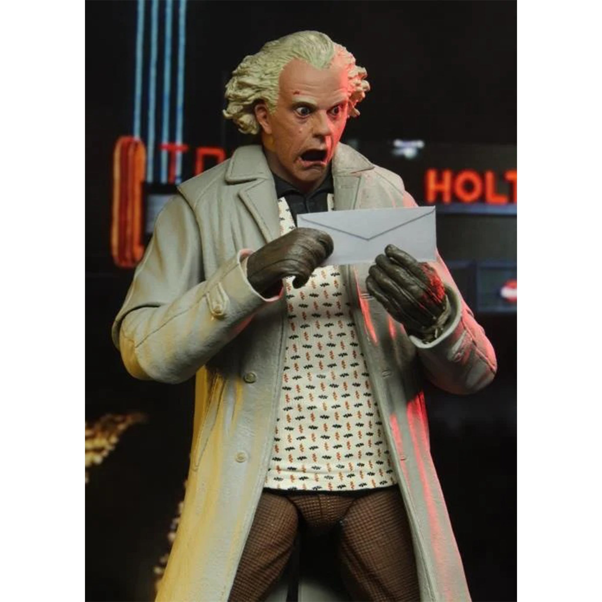 NECA Back To The Future Ultimate Doc Brown Action Figure 18cm – Movie Icons & Heroes, NECA, 18 cm, brand new collector item, Uncanny Collectibles Dublin Ireland