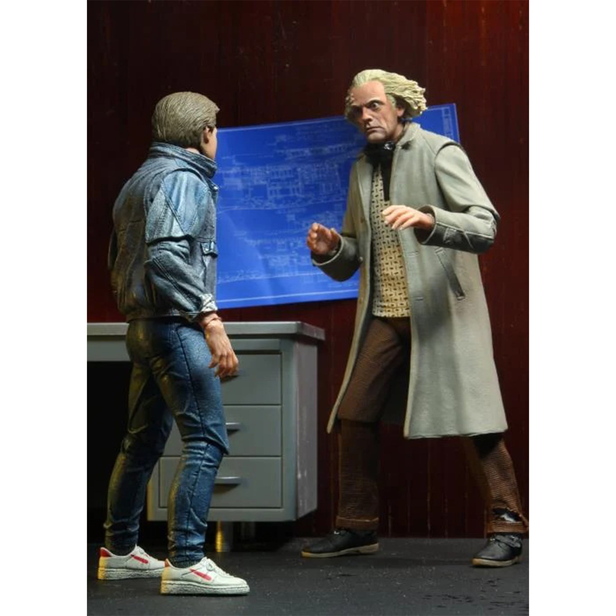 NECA Back To The Future Ultimate Doc Brown Action Figure 18cm – Movie Icons & Heroes, NECA, 18 cm, brand new collector item, Uncanny Collectibles Dublin Ireland