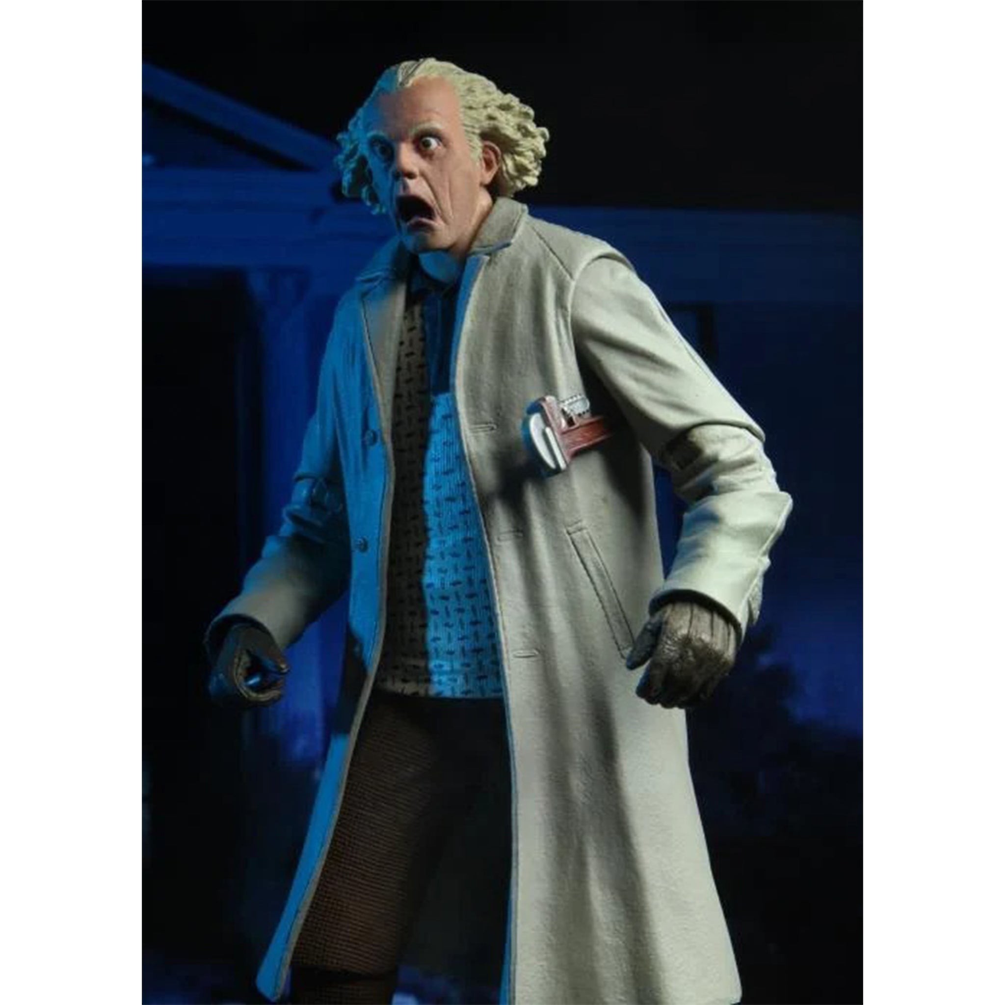 NECA Back To The Future Ultimate Doc Brown Action Figure 18cm – Movie Icons & Heroes, NECA, 18 cm, brand new collector item, Uncanny Collectibles Dublin Ireland