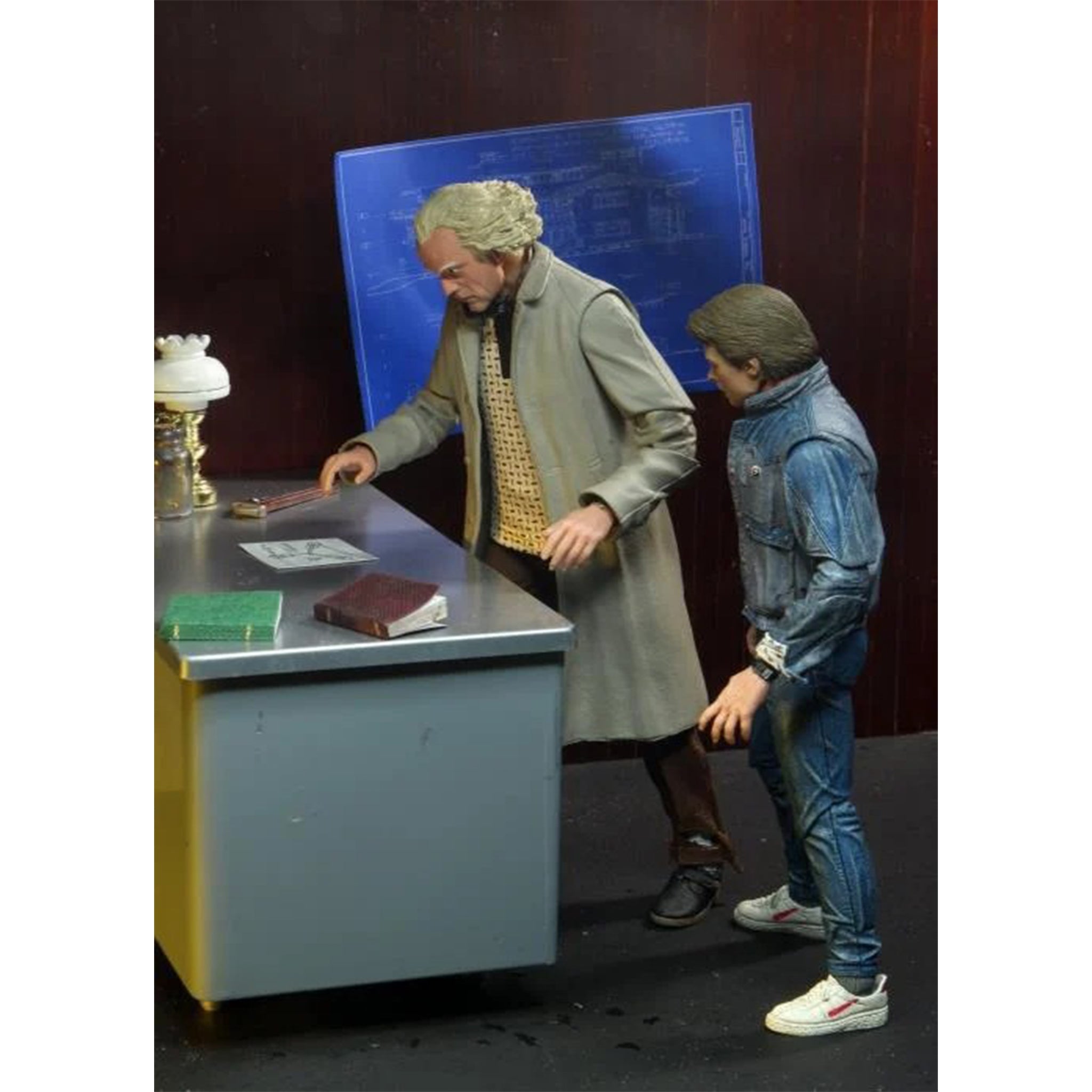 NECA Back To The Future Ultimate Doc Brown Action Figure 18cm – Movie Icons & Heroes, NECA, 18 cm, brand new collector item, Uncanny Collectibles Dublin Ireland