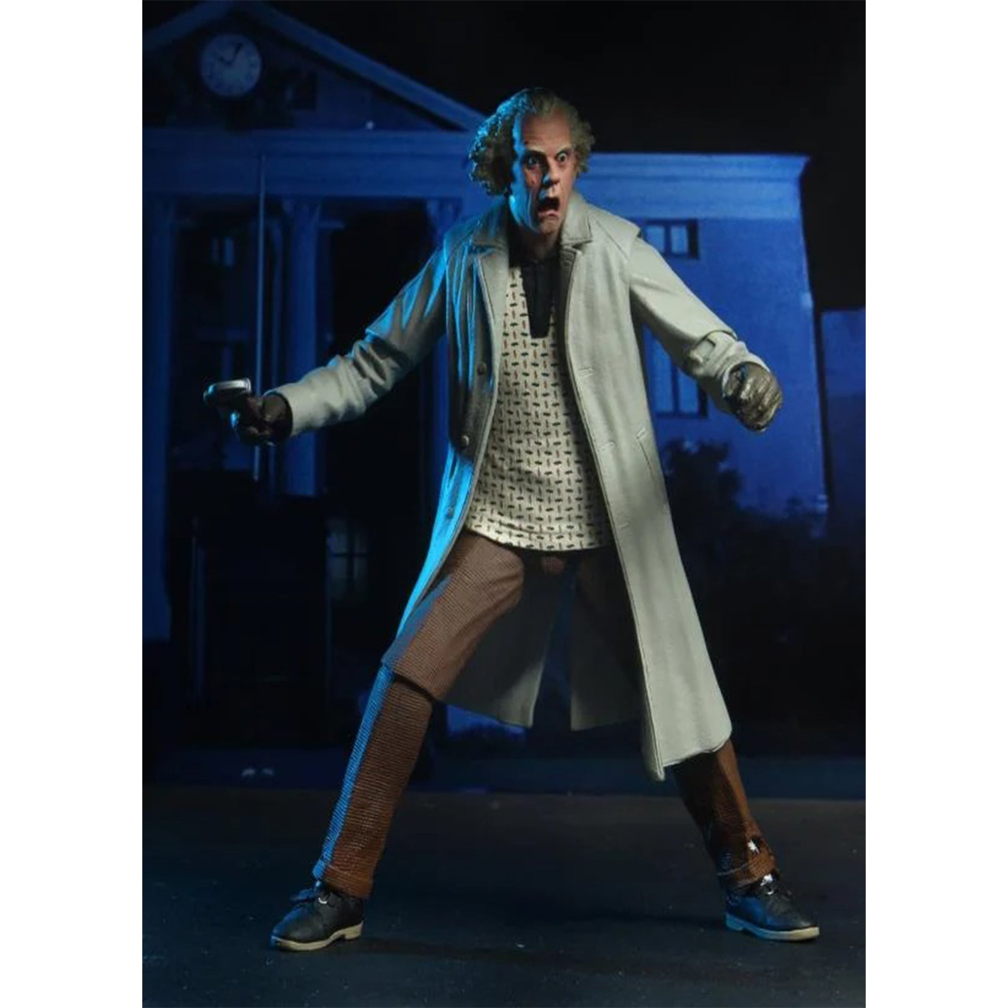 NECA Back To The Future Ultimate Doc Brown Action Figure 18cm – Movie Icons & Heroes, NECA, 18 cm, brand new collector item, Uncanny Collectibles Dublin Ireland