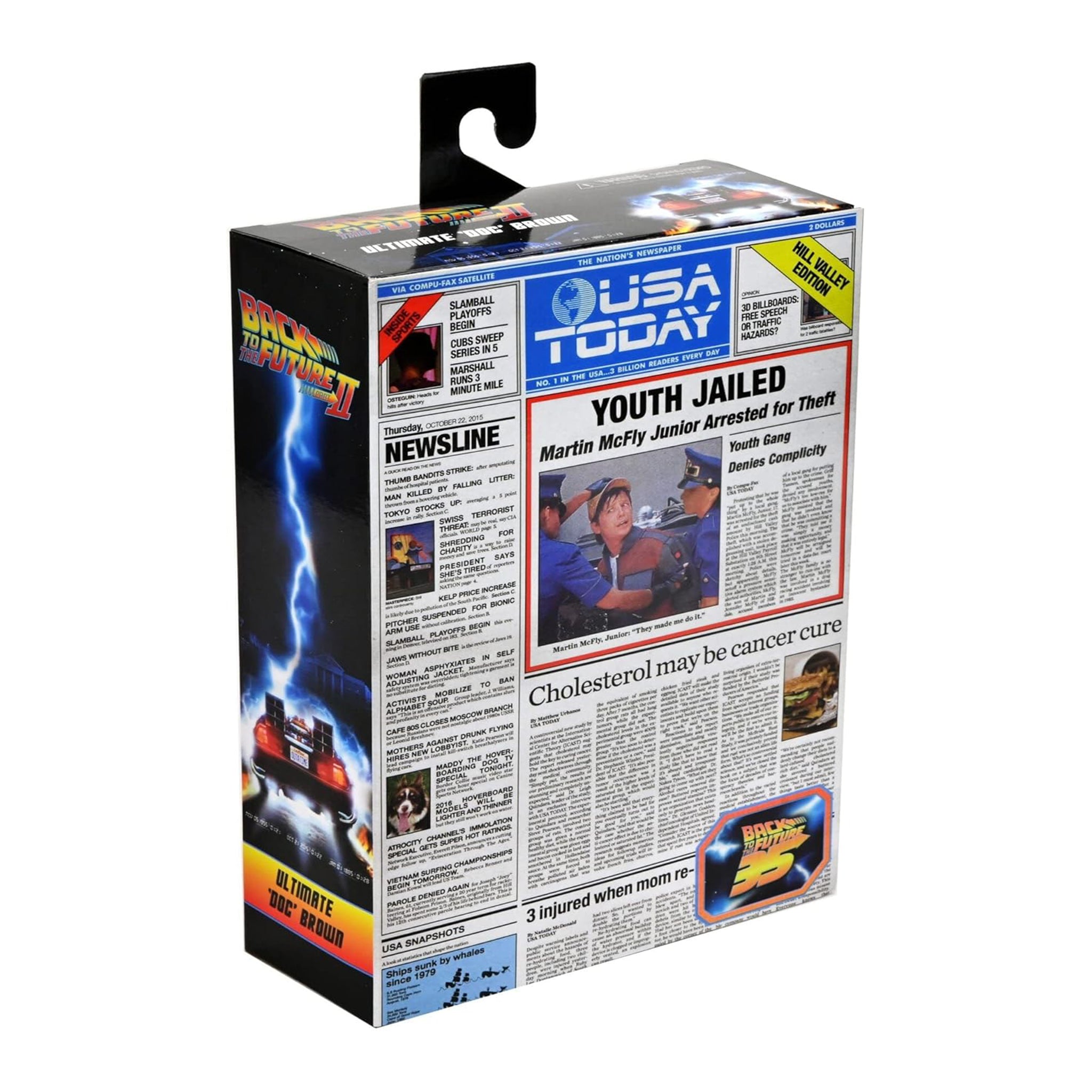 NECA Back To The Future Ultimate Doc Brown Action Figure 18cm – Movie Icons & Heroes, NECA, 18 cm, brand new collector item, Uncanny Collectibles Dublin Ireland