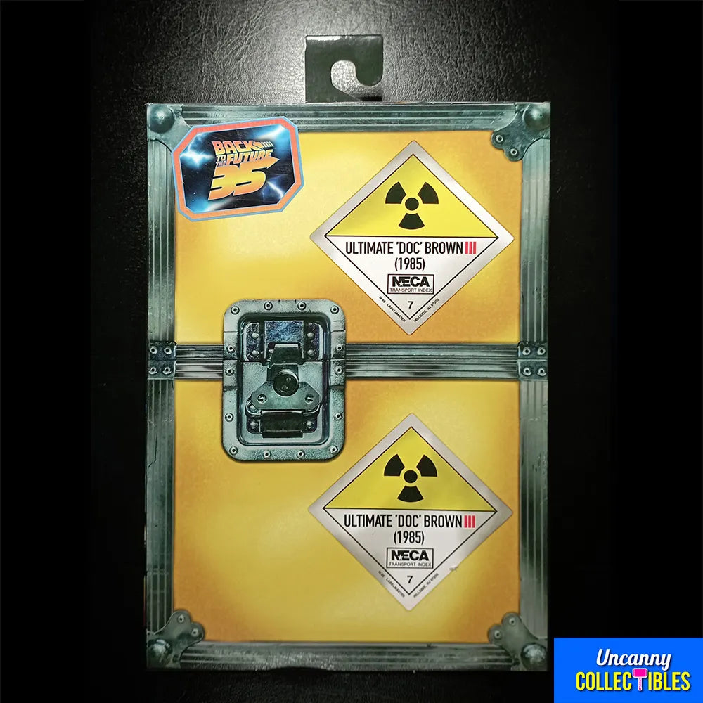 NECA Back To The Future Ultimate Doc Brown Action Figure 18cm – Movie Icons & Heroes, NECA, 18 cm, brand new collector item, Uncanny Collectibles Dublin Ireland