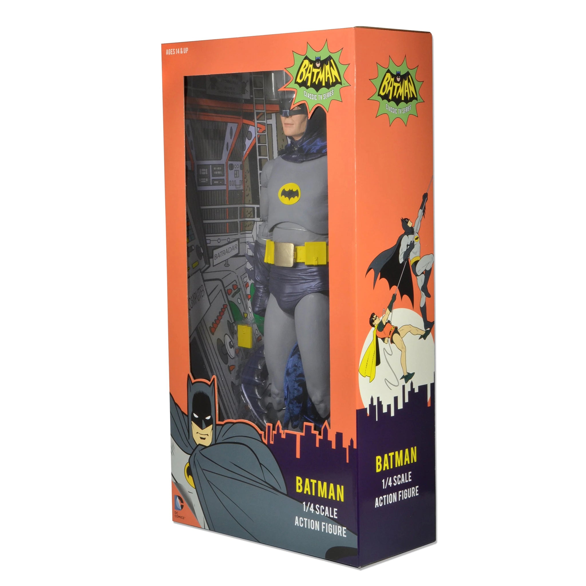 NECA Batman 1966 Classic TV Show Adam West 1/4 Scale Action Figure – photo 7 of 8