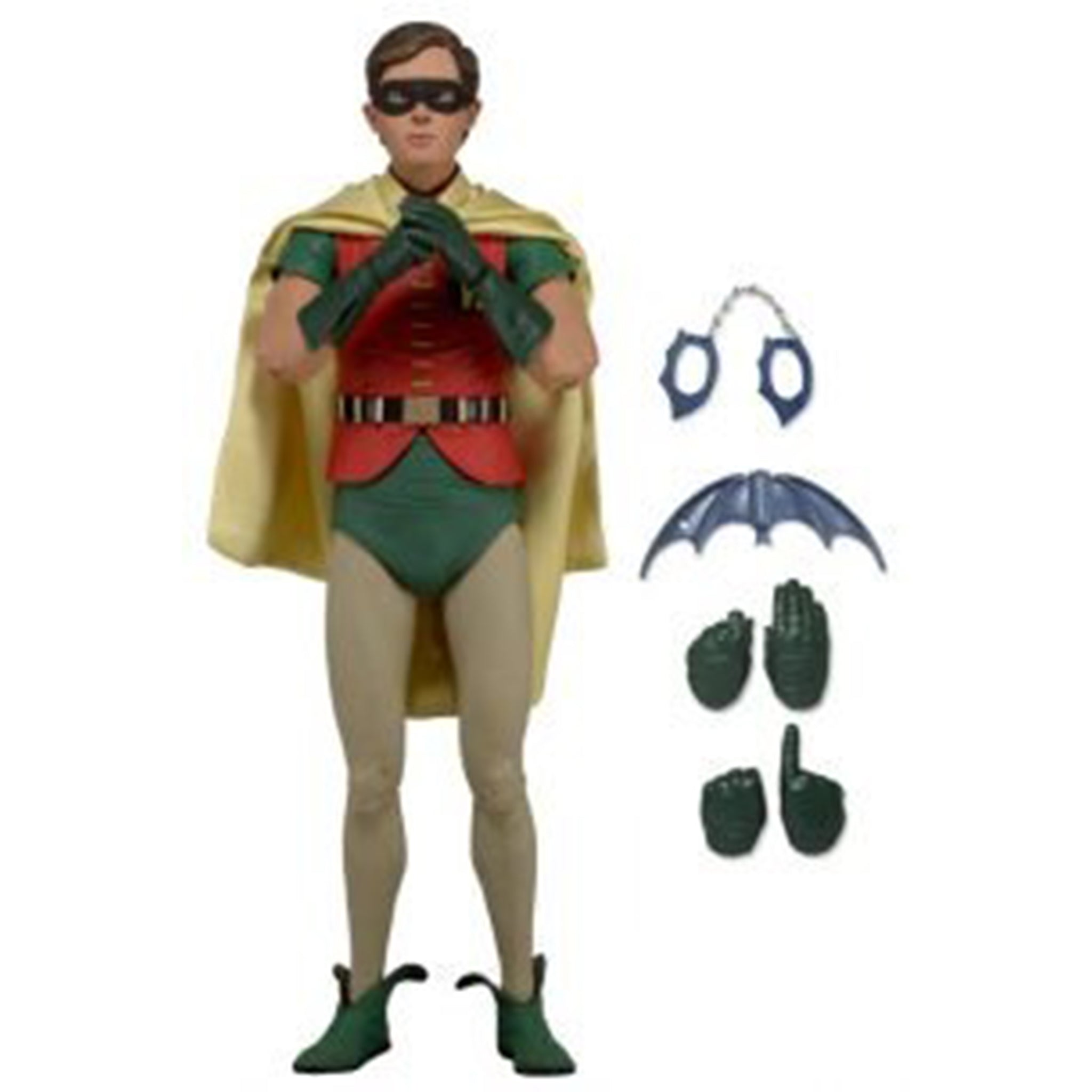 NECA Batman 1966 Classic TV Show Robin Burt Ward 1/4 Scale Action Figure, 46cm, new