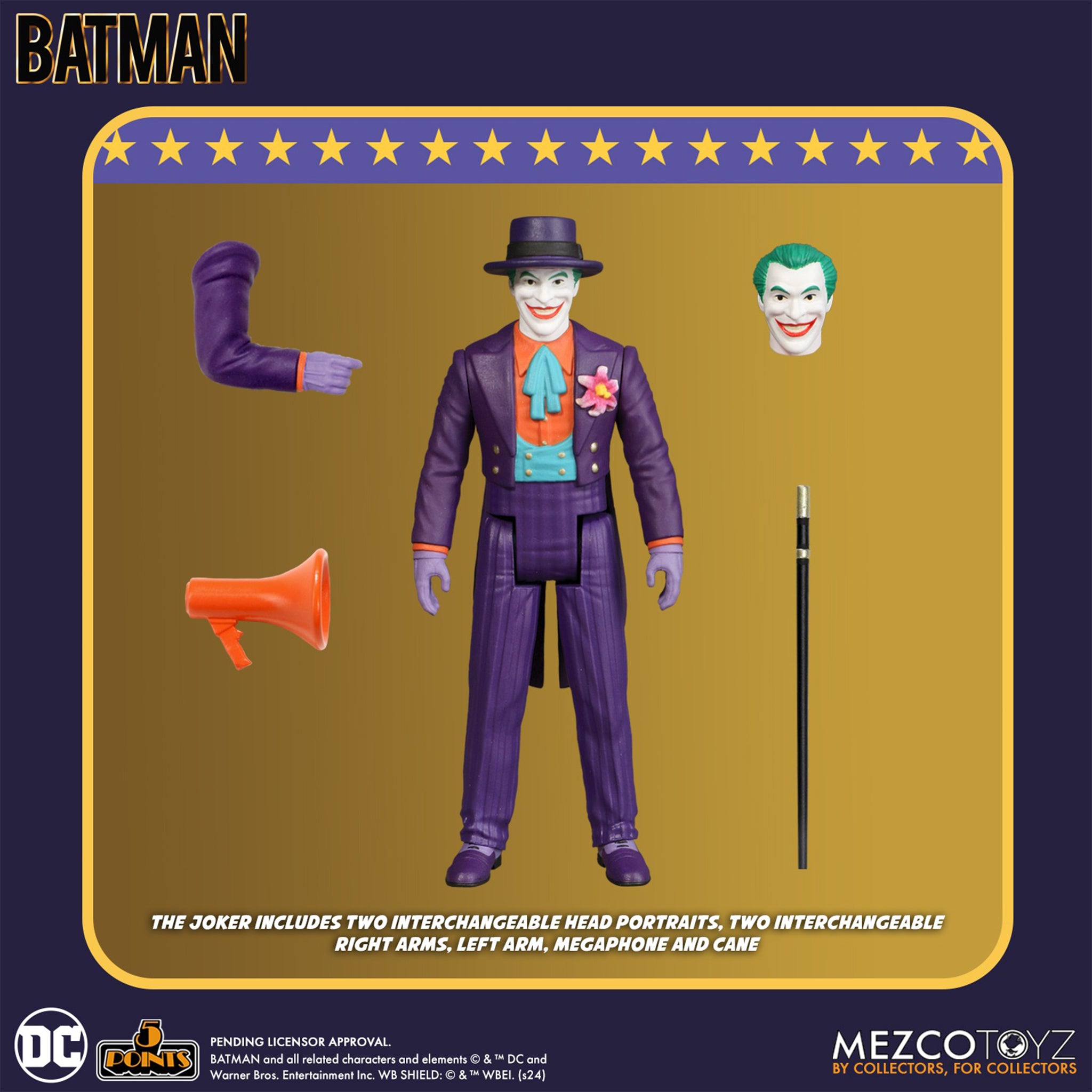 Batman 1989 5 Points Deluxe Mezco Toyz Box Set – photo 9 of 16