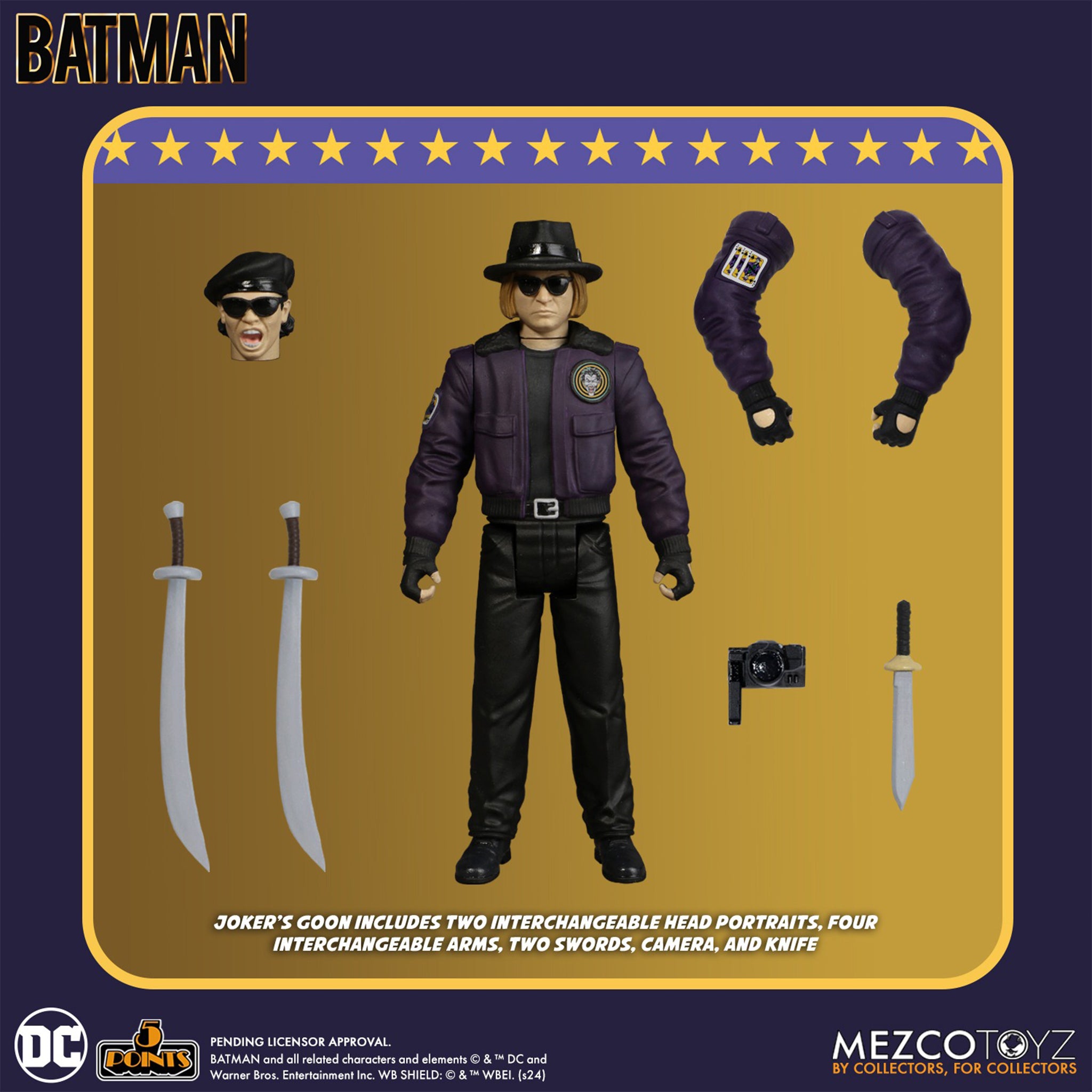Batman 1989 5 Points Deluxe Mezco Toyz Box Set – photo 10 of 16