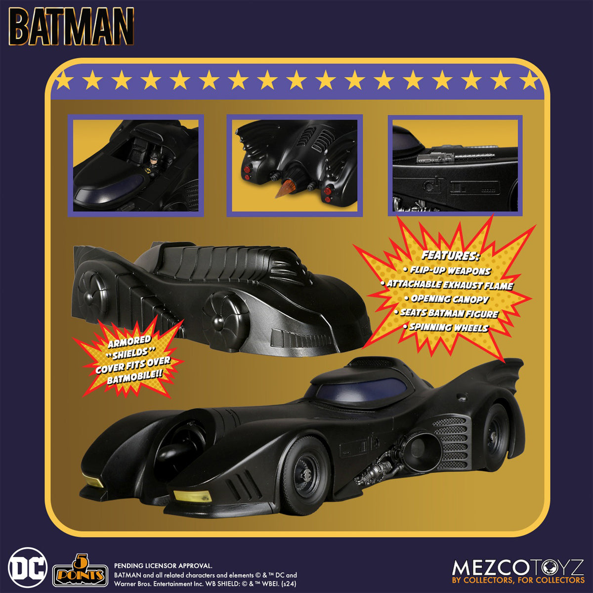 Batman 1989 5 Points Deluxe Mezco Toyz Box Set – photo 14 of 16