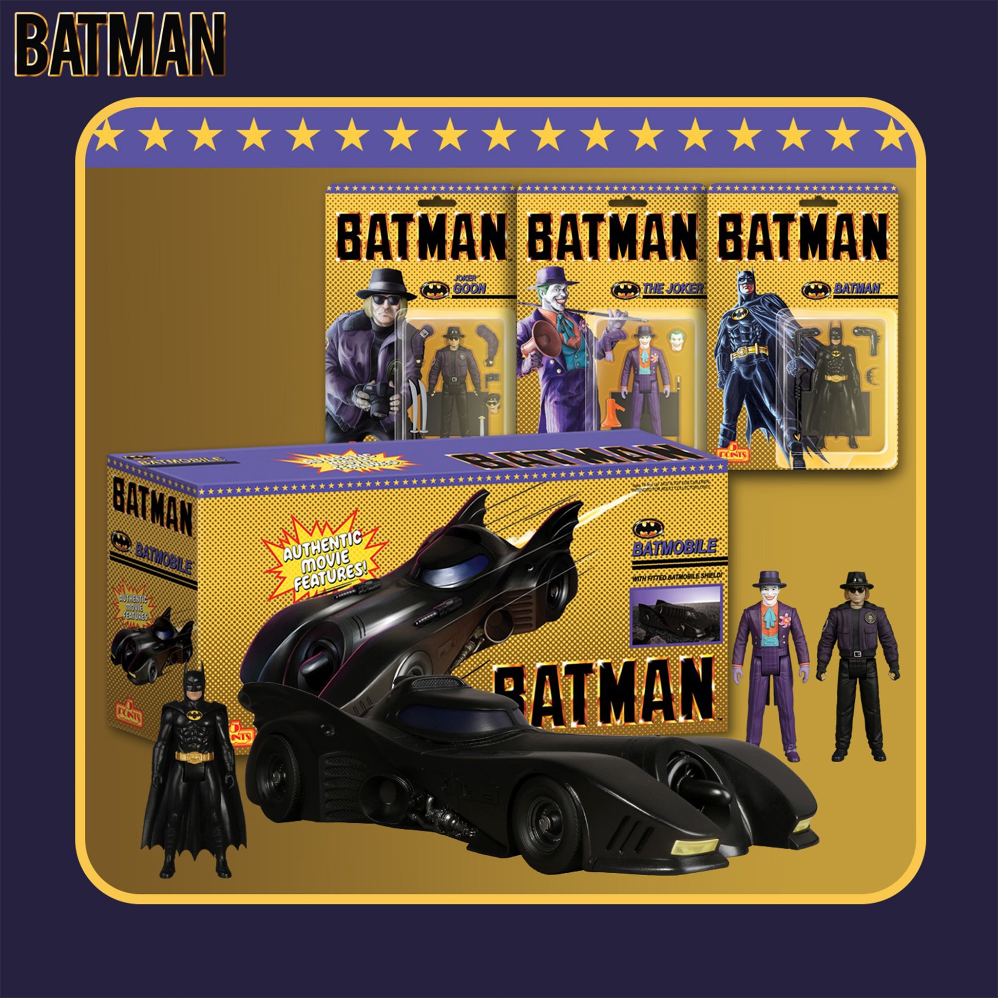Batman 1989 5 Points Deluxe Mezco Toyz Box Set, 10cm, 2021, new