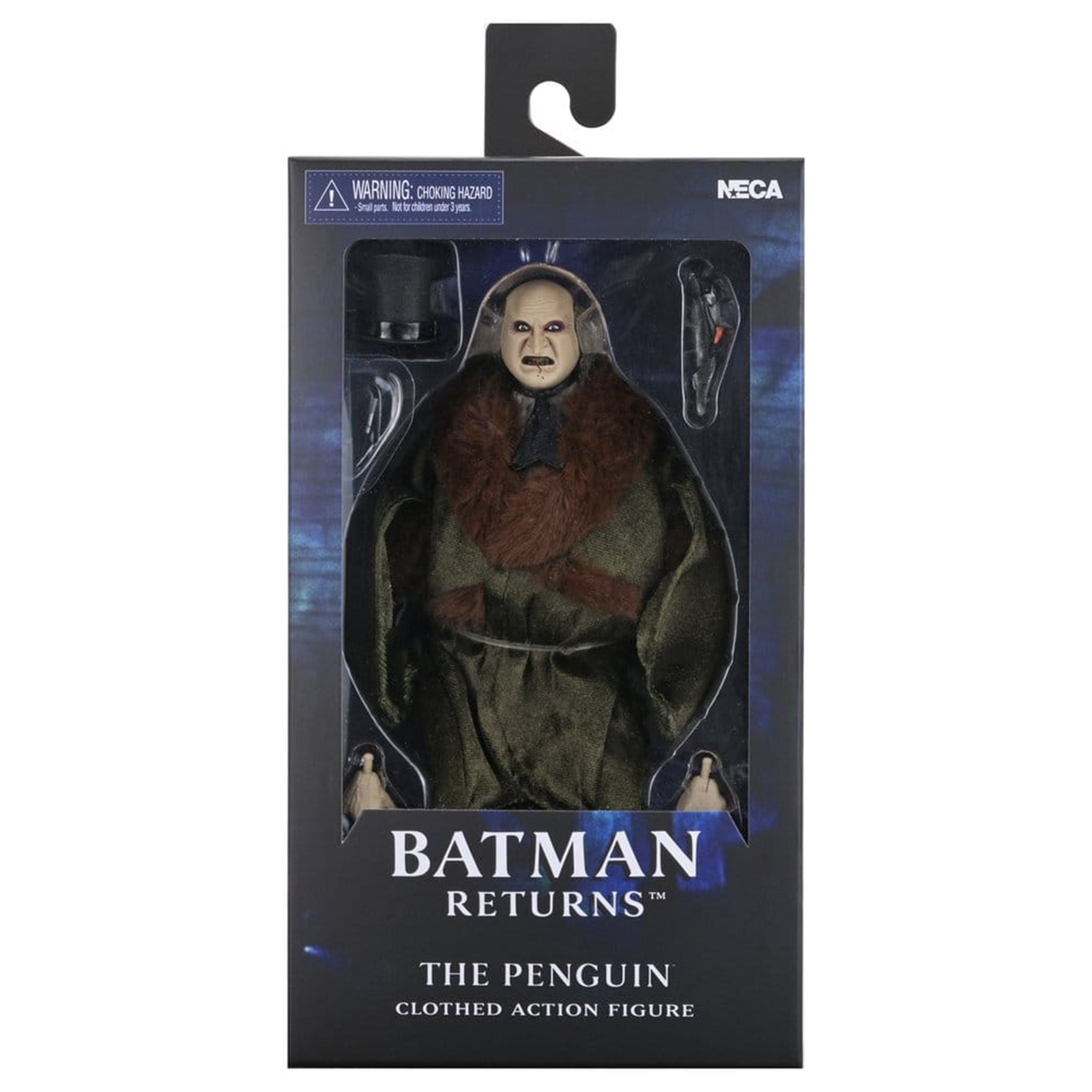 NECA Batman Returns 1992 Penguin Danny DeVito Clothed Action Figure