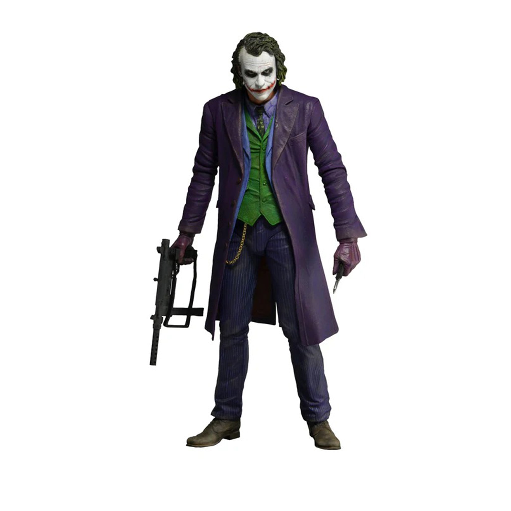 NECA Batman The Dark Knight Joker Heath Ledger 1/4 Scale Action Figure, 46cm, new