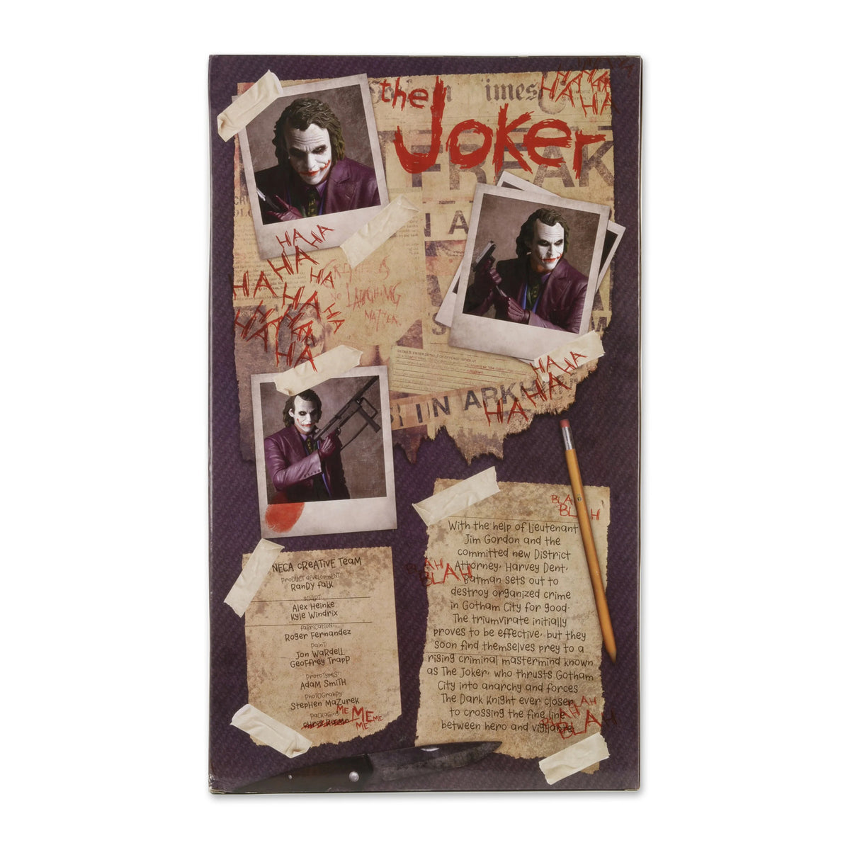 NECA Batman The Dark Knight Joker Heath Ledger 1/4 Scale Action Figure – photo 8 of 8