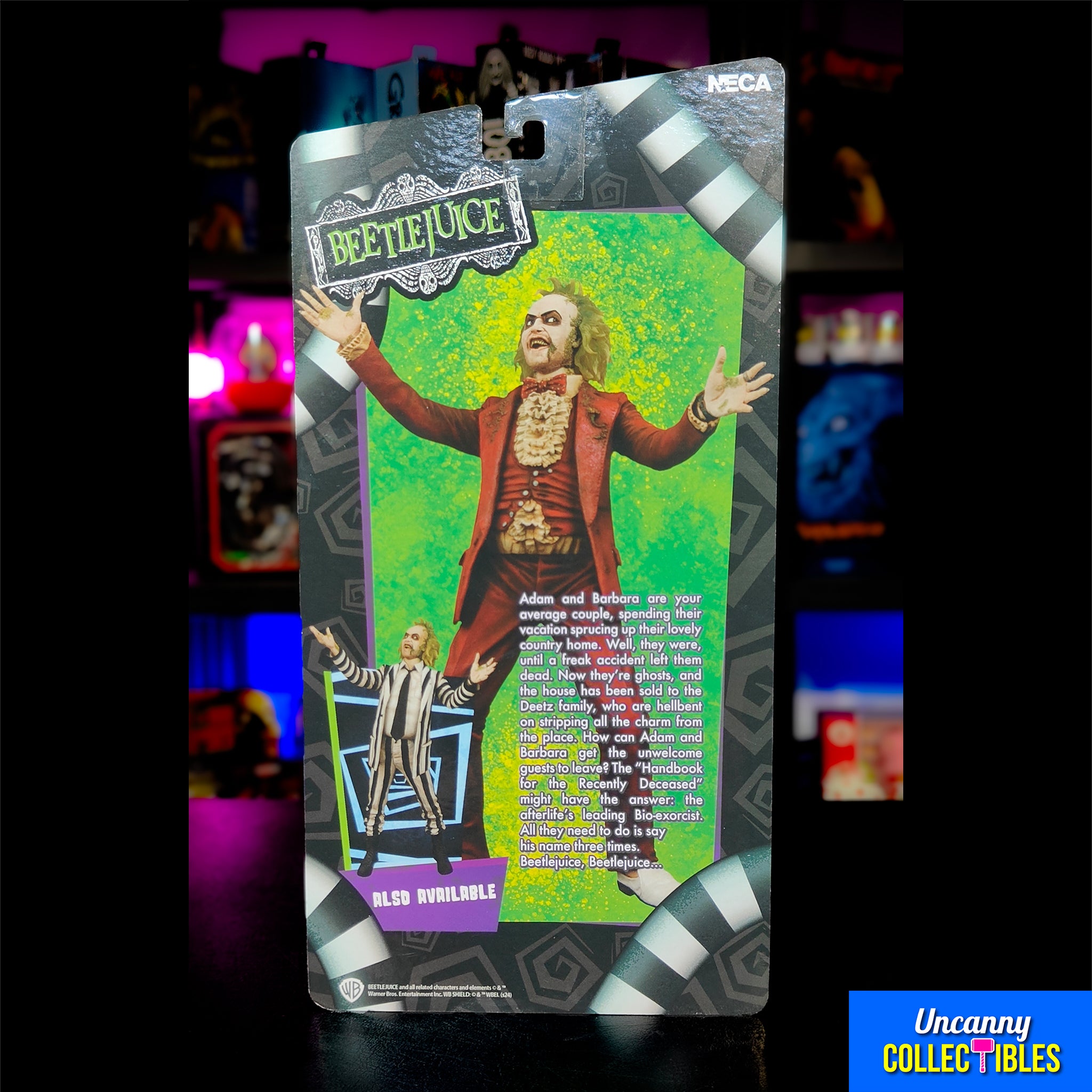 NECA Beetlejuice 1988 Red Tuxedo Beetlejuice Action Figure 18cm