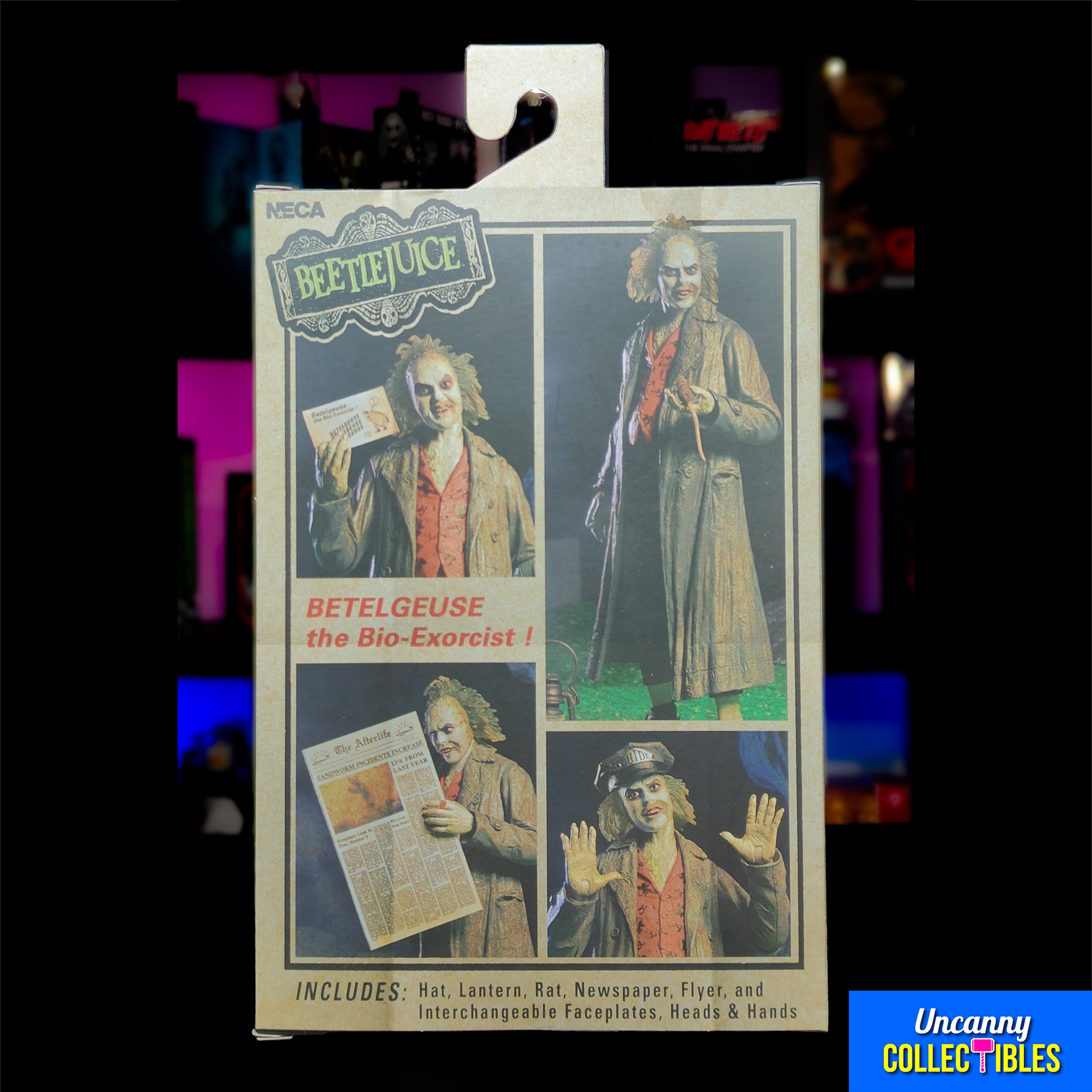 NECA Beetlejuice 1988 Ultimate Bio Exorcist Beetlejuice Action Figure 18 cm – Beetlejuice, NECA, 18 cm, 1988, brand new collector item, Uncanny Collectibles Dublin Ireland