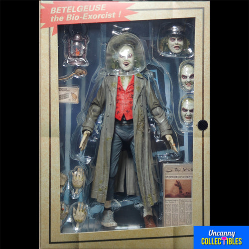 NECA Beetlejuice 1988 Ultimate Bio Exorcist Beetlejuice Action Figure 18 cm – Beetlejuice, NECA, 18 cm, 1988, brand new collector item, Uncanny Collectibles Dublin Ireland