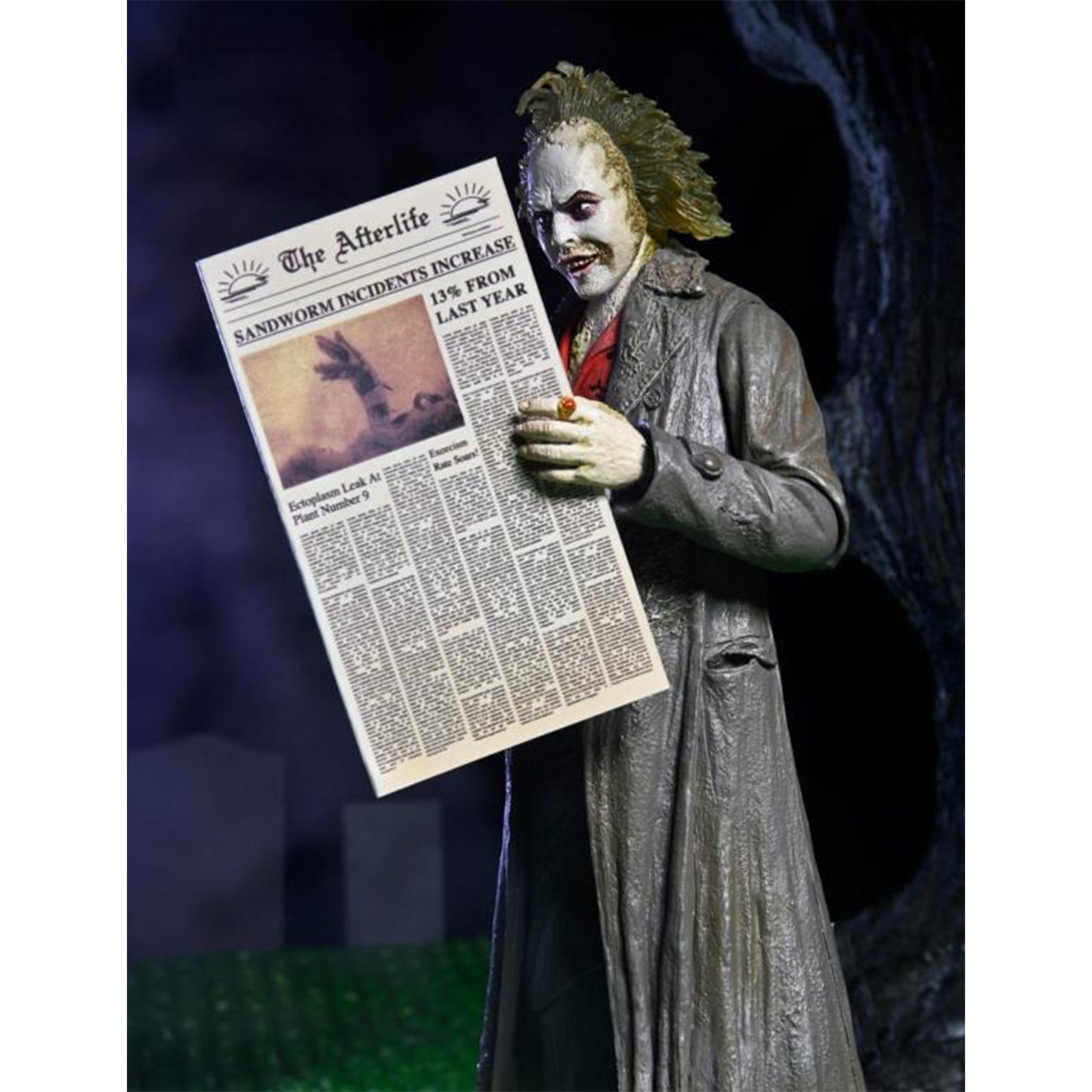 NECA Beetlejuice 1988 Ultimate Bio Exorcist Beetlejuice Action Figure 18 cm – Beetlejuice, NECA, 18 cm, 1988, brand new collector item, Uncanny Collectibles Dublin Ireland