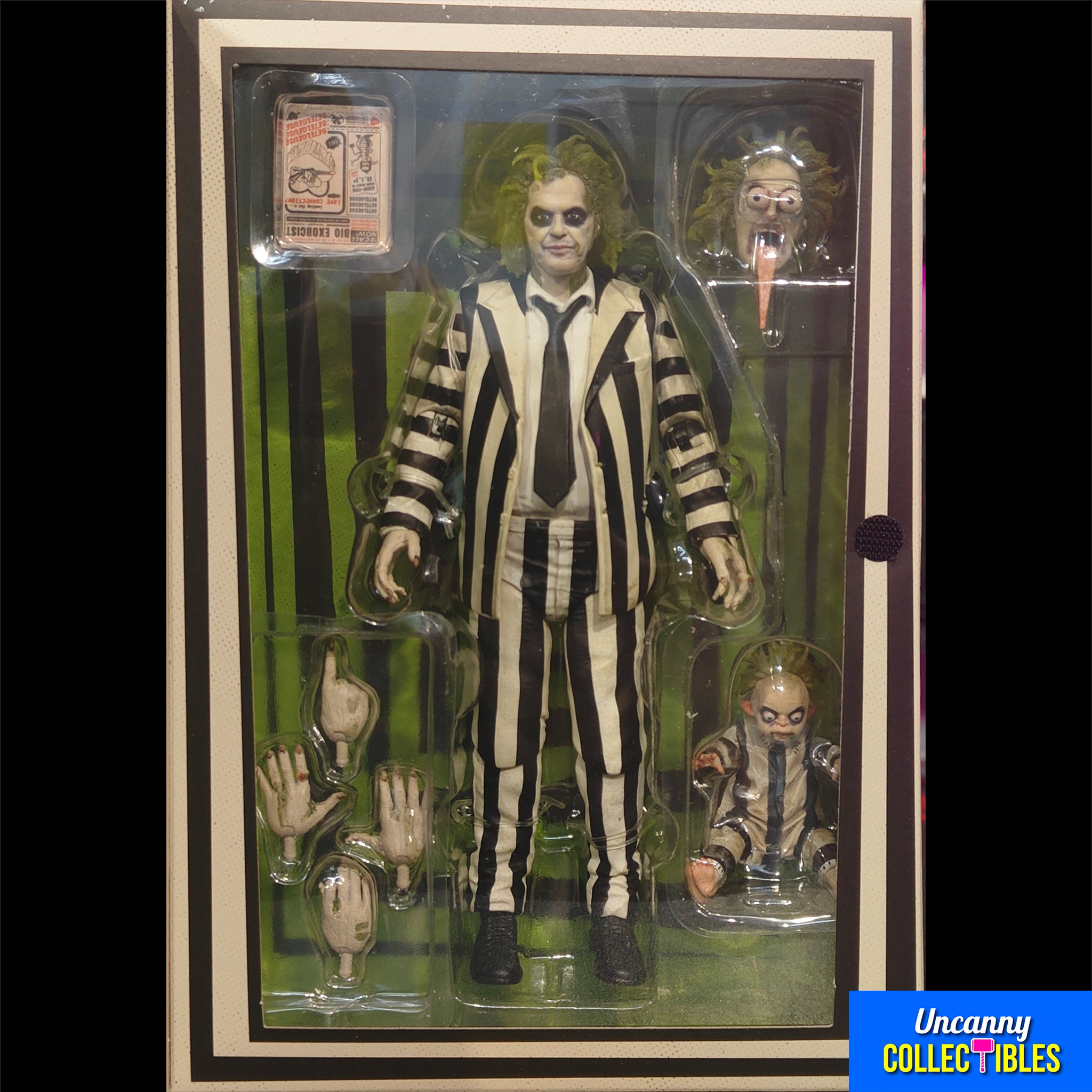 SF・ファンタジー・ホラー NECA BEETLEJUICE 4 Piece Figurine Set Beetlejuice Beetlejuice - Ultimate Striped Suit Beetlejuice 7