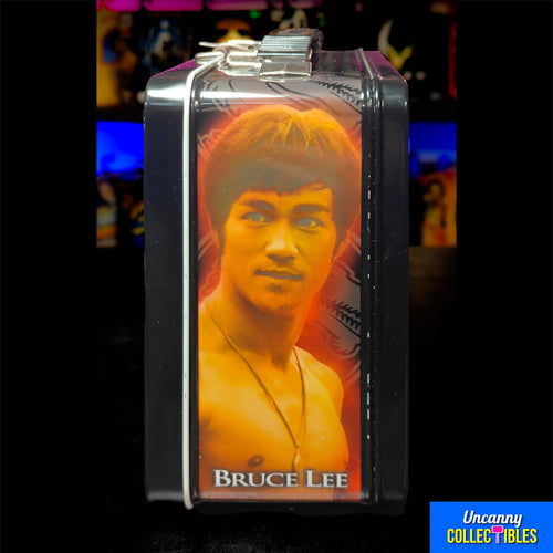 NECA Bruce Lee Limited Edition Metal Lunch Box and Flask Set – Bruce Lee, NECA, 20 cm, pre-owned collector piece, Uncanny Collectibles Dublin Ireland