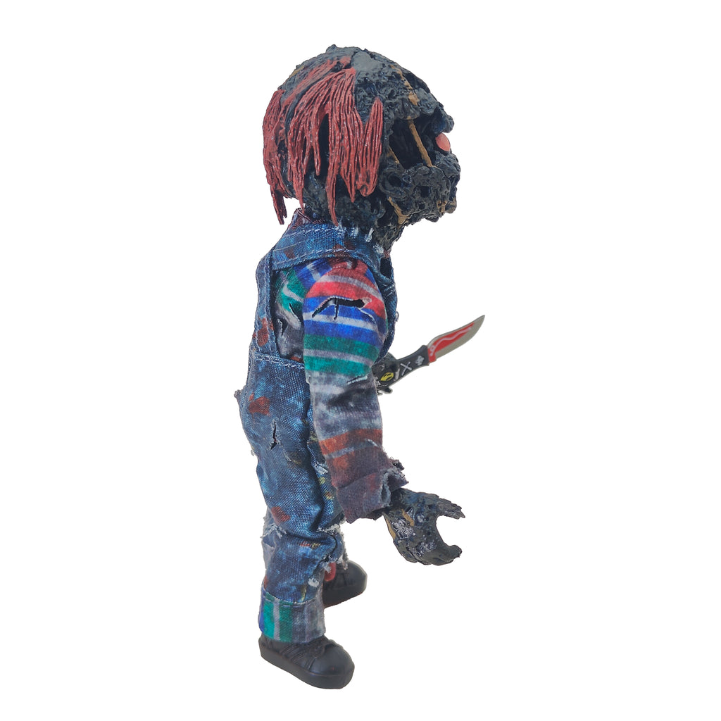 NECA Charred Chucky Childs Play Action Figure Scream Factory Exclusive 2022