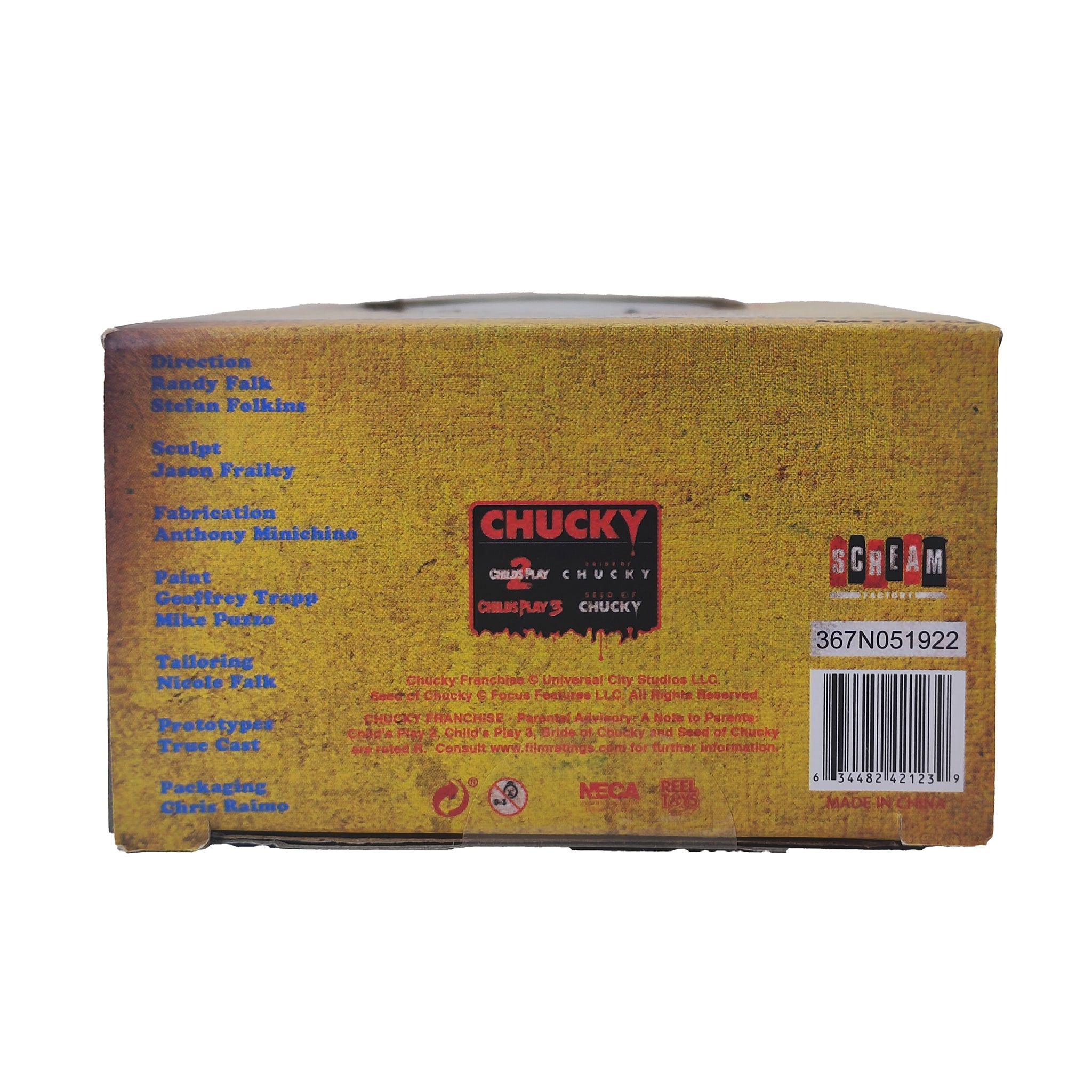 NECA Charred Chucky Childs Play Action Figure Scream Factory Exclusive 2022