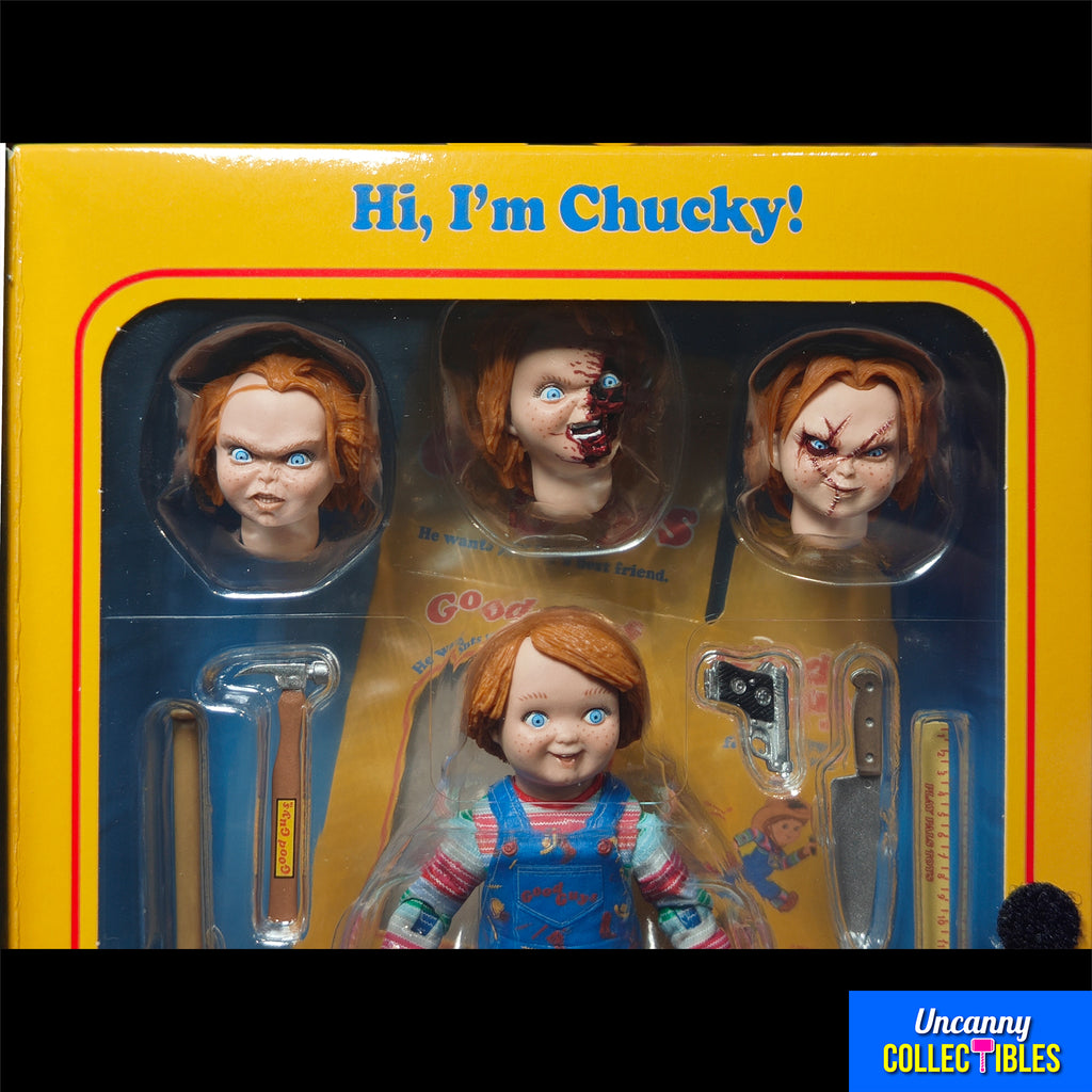 NECA Childs Play Ultimate Chucky Action Figure 10cm – Child's Play, NECA, 18 cm, brand new collector item, Uncanny Collectibles Dublin Ireland
