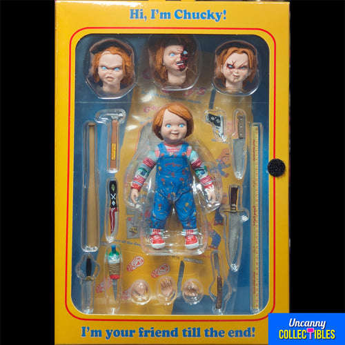 NECA Childs Play Ultimate Chucky Action Figure 10cm – Child's Play, NECA, 18 cm, brand new collector item, Uncanny Collectibles Dublin Ireland
