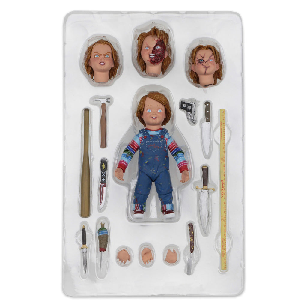 NECA Childs Play Ultimate Chucky Action Figure 10cm – Child's Play, NECA, 18 cm, brand new collector item, Uncanny Collectibles Dublin Ireland