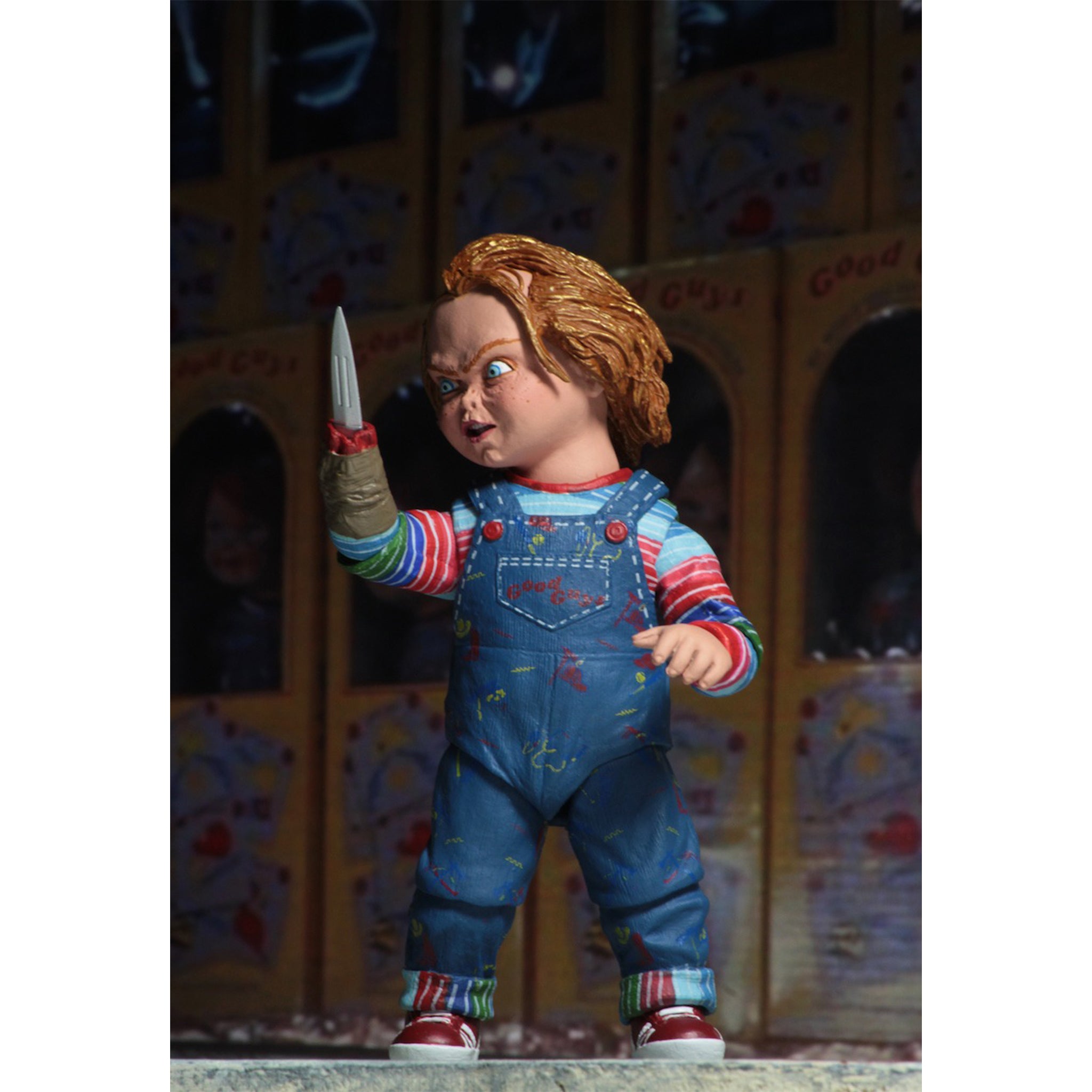 NECA Childs Play Ultimate Chucky Action Figure 10cm – Child's Play, NECA, 18 cm, brand new collector item, Uncanny Collectibles Dublin Ireland