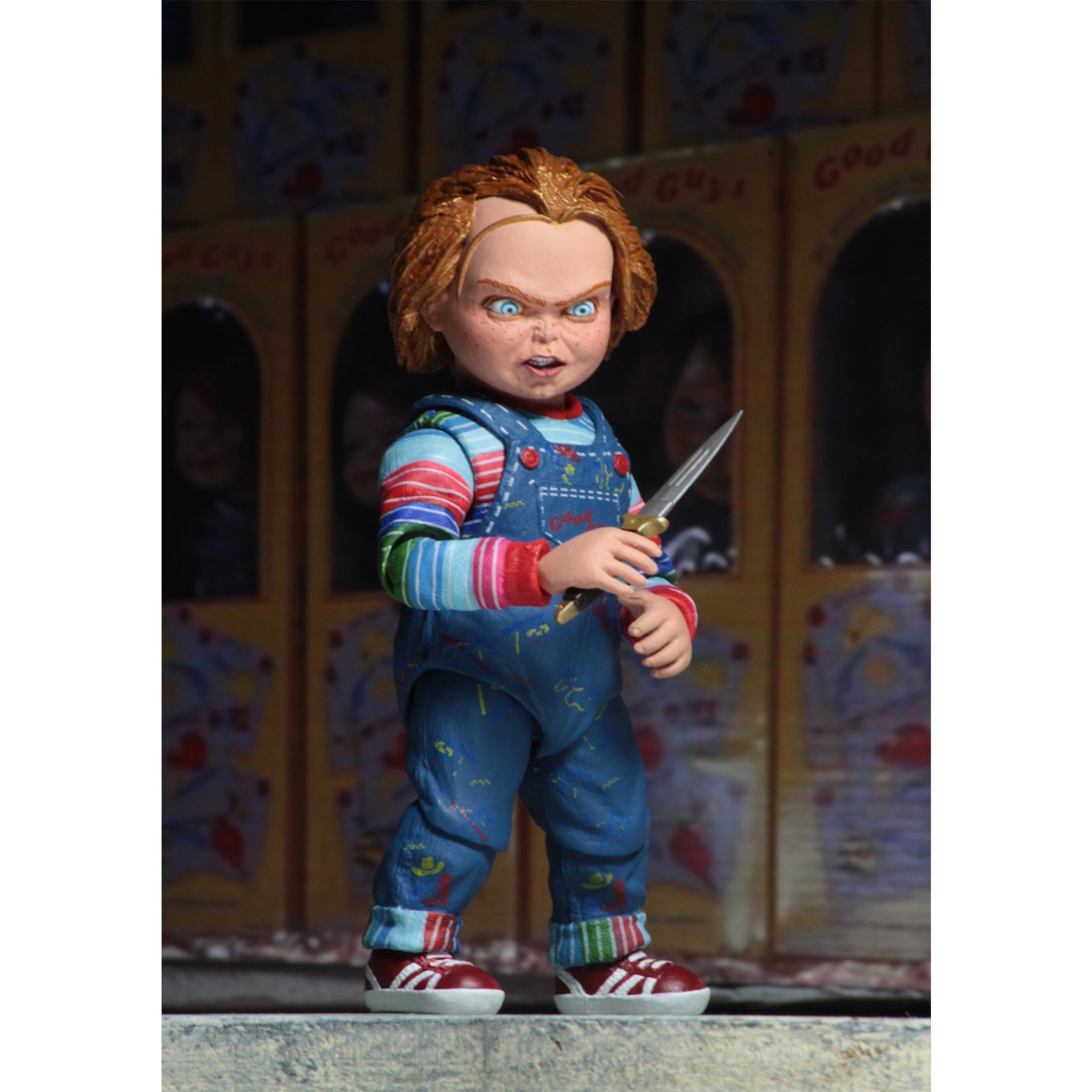 NECA Childs Play Ultimate Chucky Action Figure 10cm – Child's Play, NECA, 18 cm, brand new collector item, Uncanny Collectibles Dublin Ireland