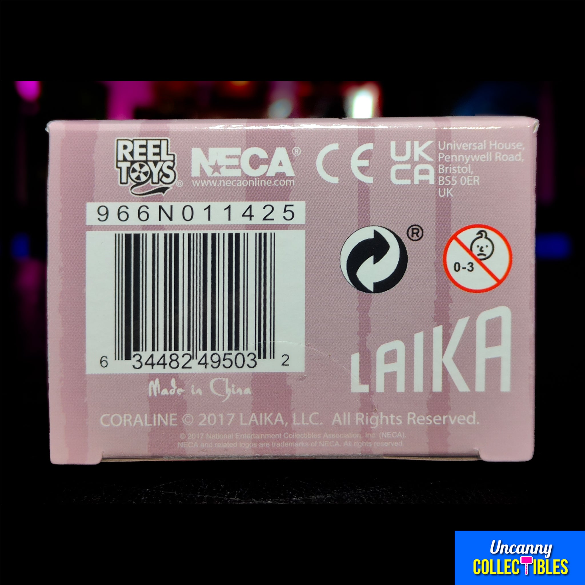 NECA Coraline in Rain Coat Bendy Fashion Doll 18cm