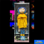 NECA Coraline in Rain Coat Bendy Fashion Doll 18cm