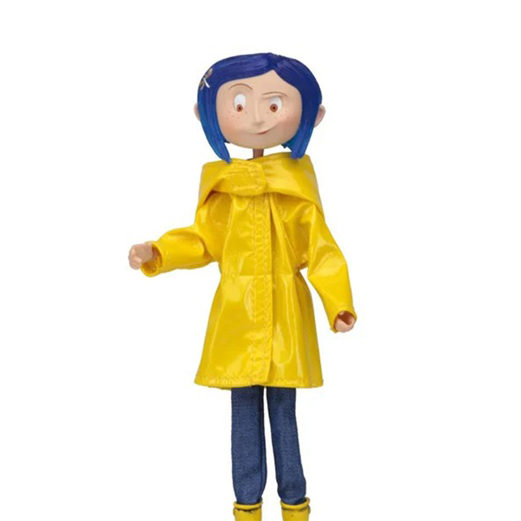NECA Coraline in Rain Coat Bendy Fashion Doll 18cm