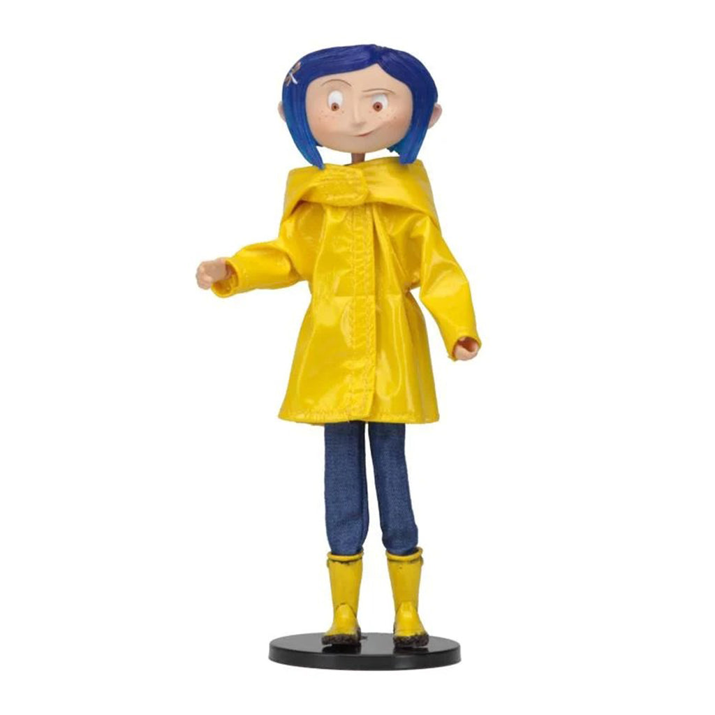 NECA Coraline in Rain Coat Bendy Fashion Doll 18cm