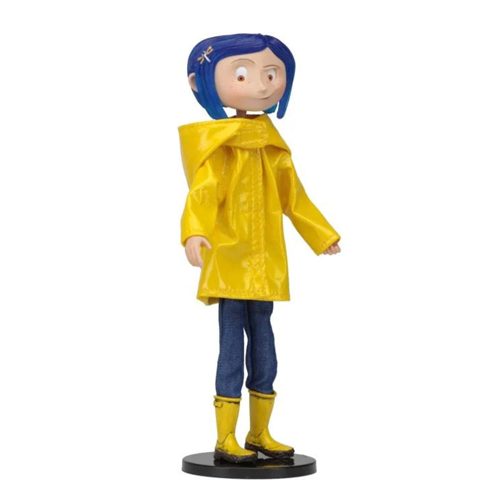 NECA Coraline in Rain Coat Bendy Fashion Doll 18cm